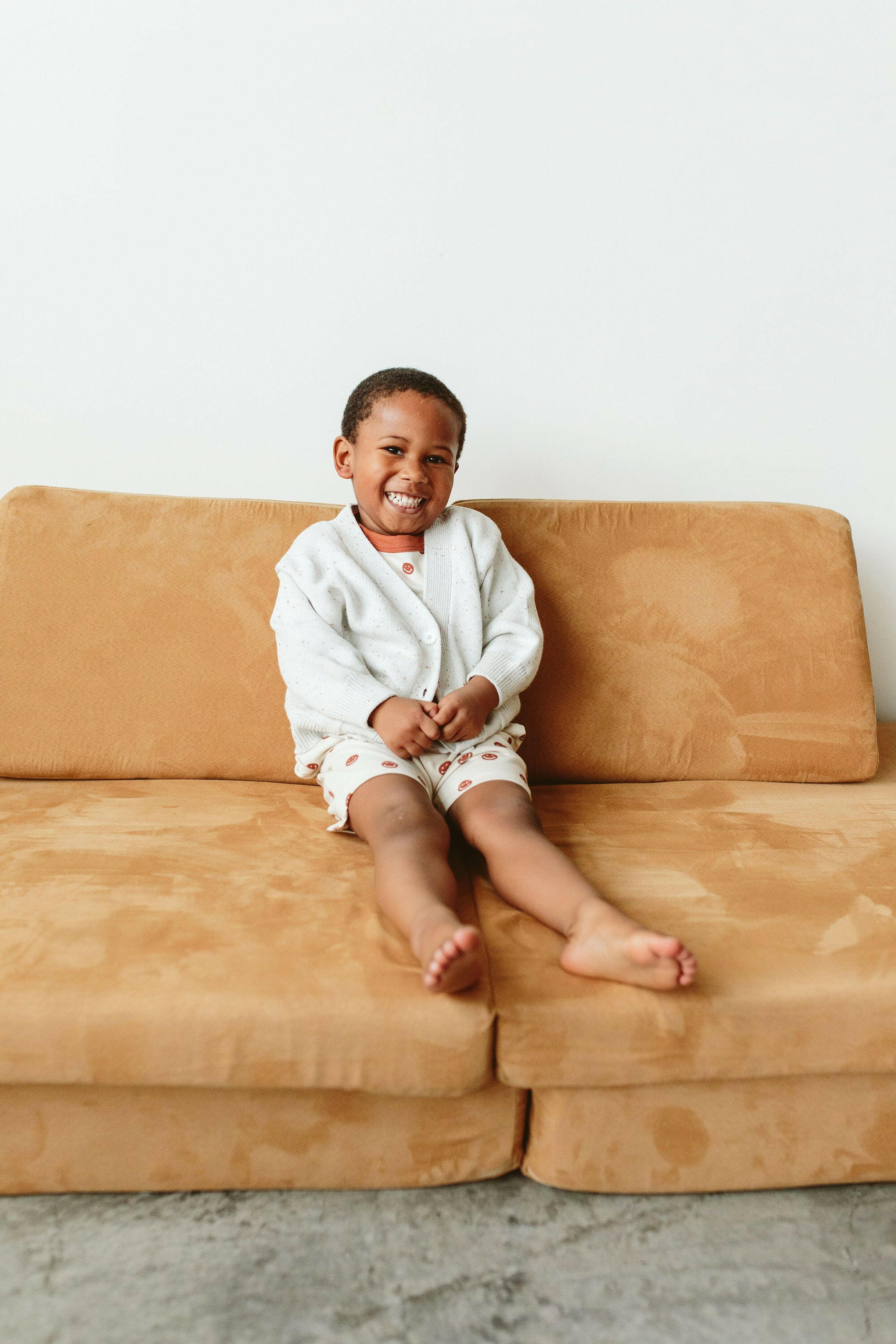 KNIT BUTTON-UP SWEATER | SHELL sweaters goumikids