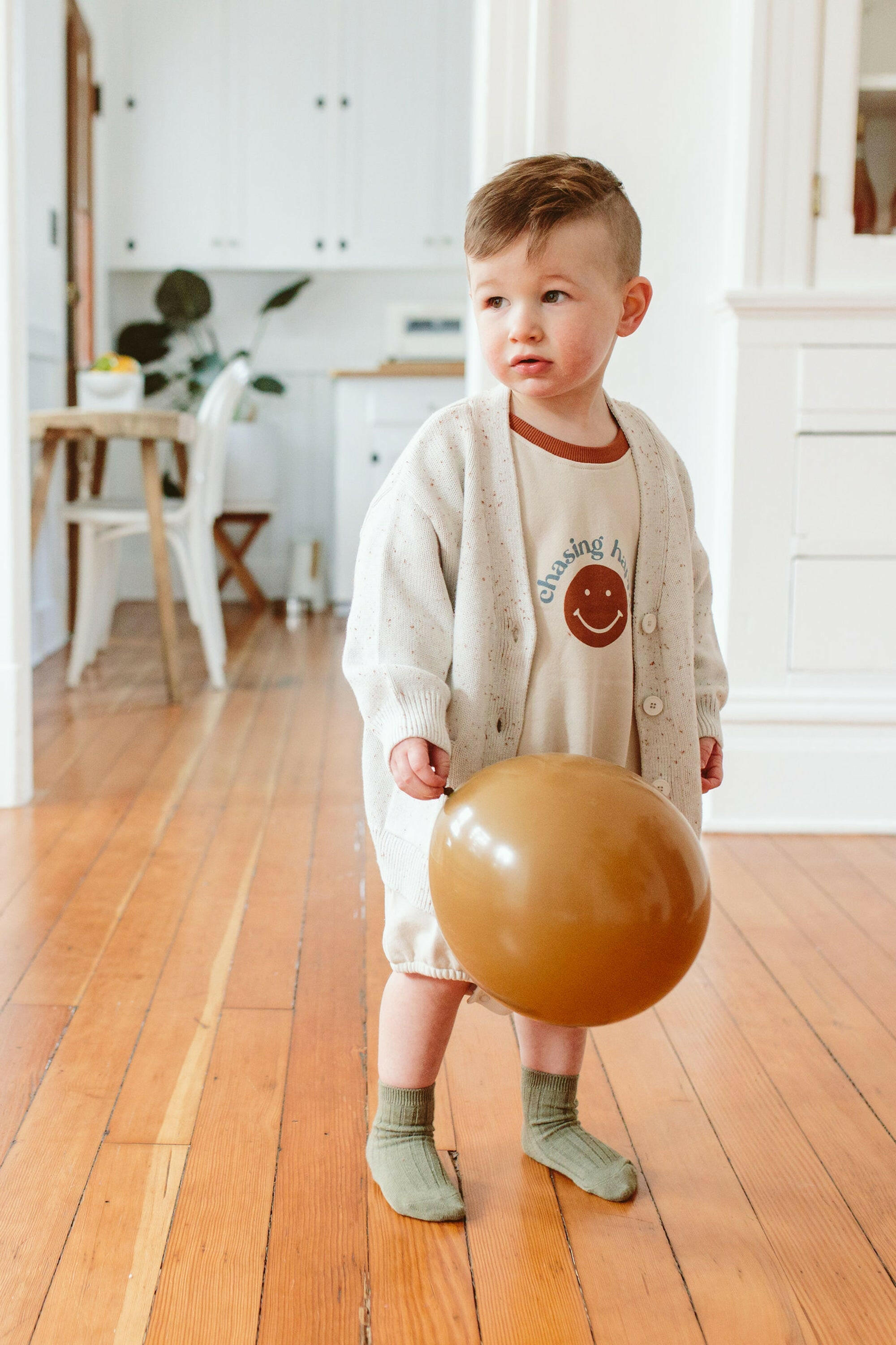 KNIT BUTTON-UP SWEATER | SHELL sweaters goumikids