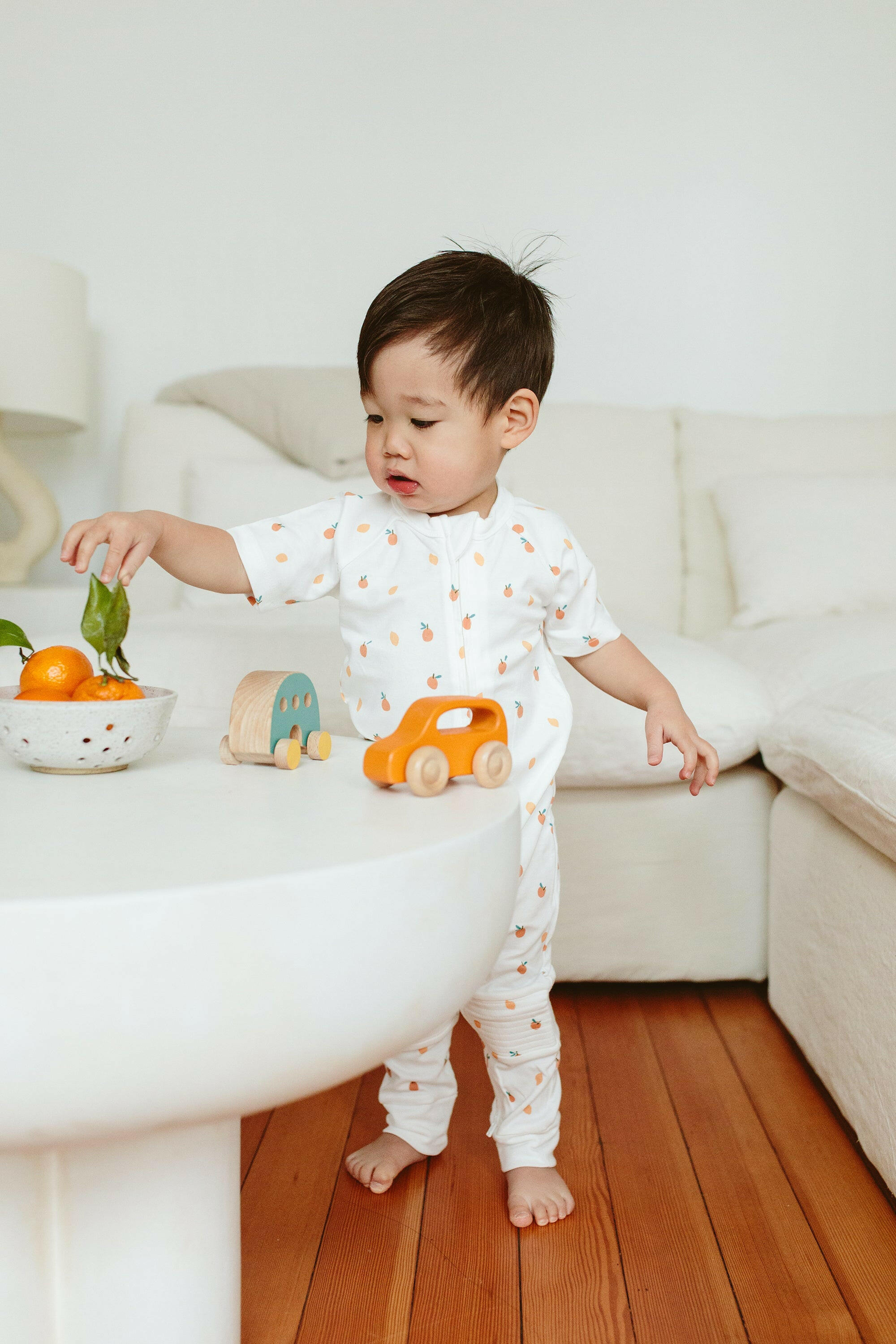 S/S ZIPPER ONEPIECE | CITRUS footies goumikids