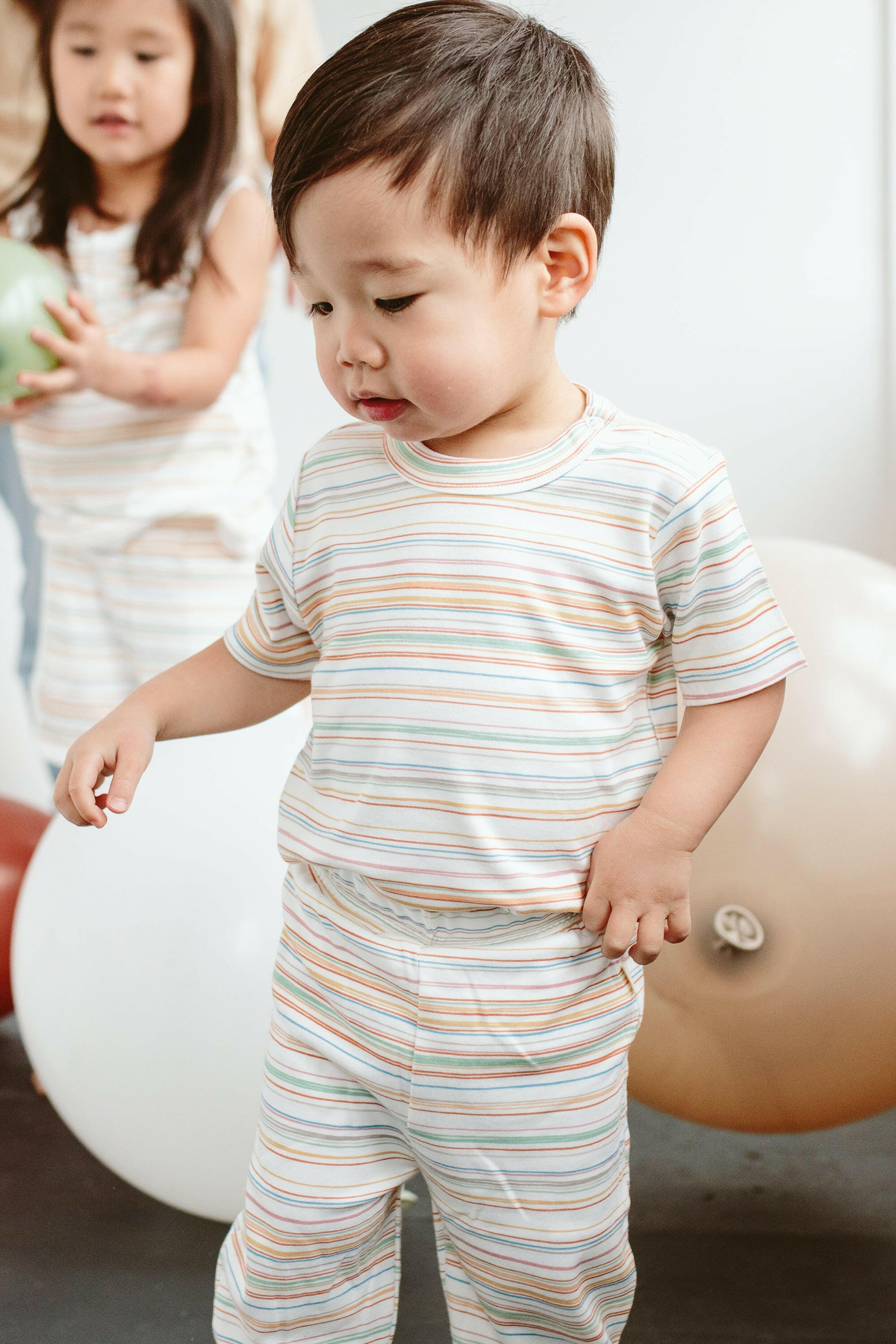 S/S BODYSUIT | BOARDWALK STRIPE bodysuits goumikids
