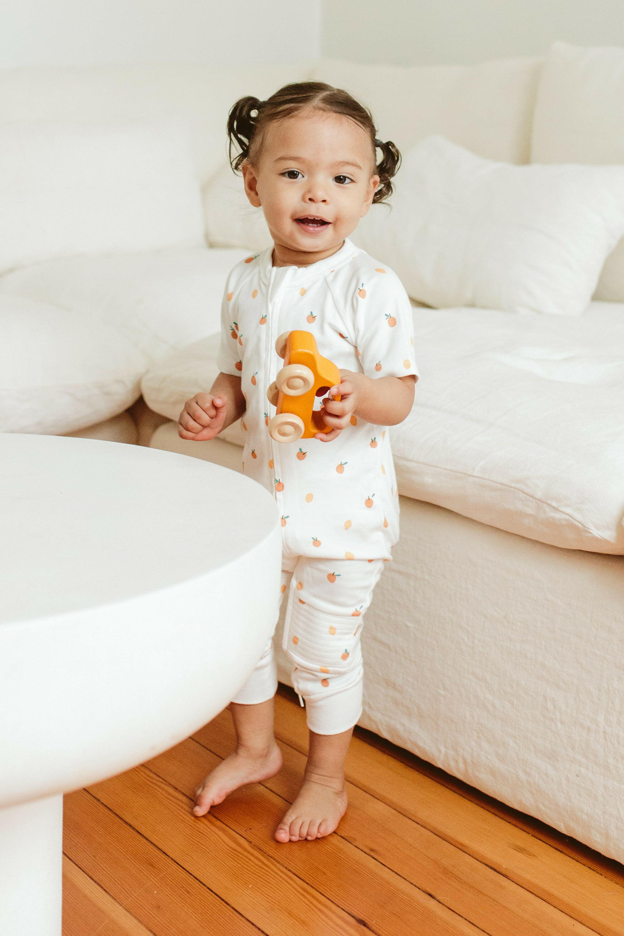 S/S ZIPPER ONEPIECE | CITRUS footies goumikids