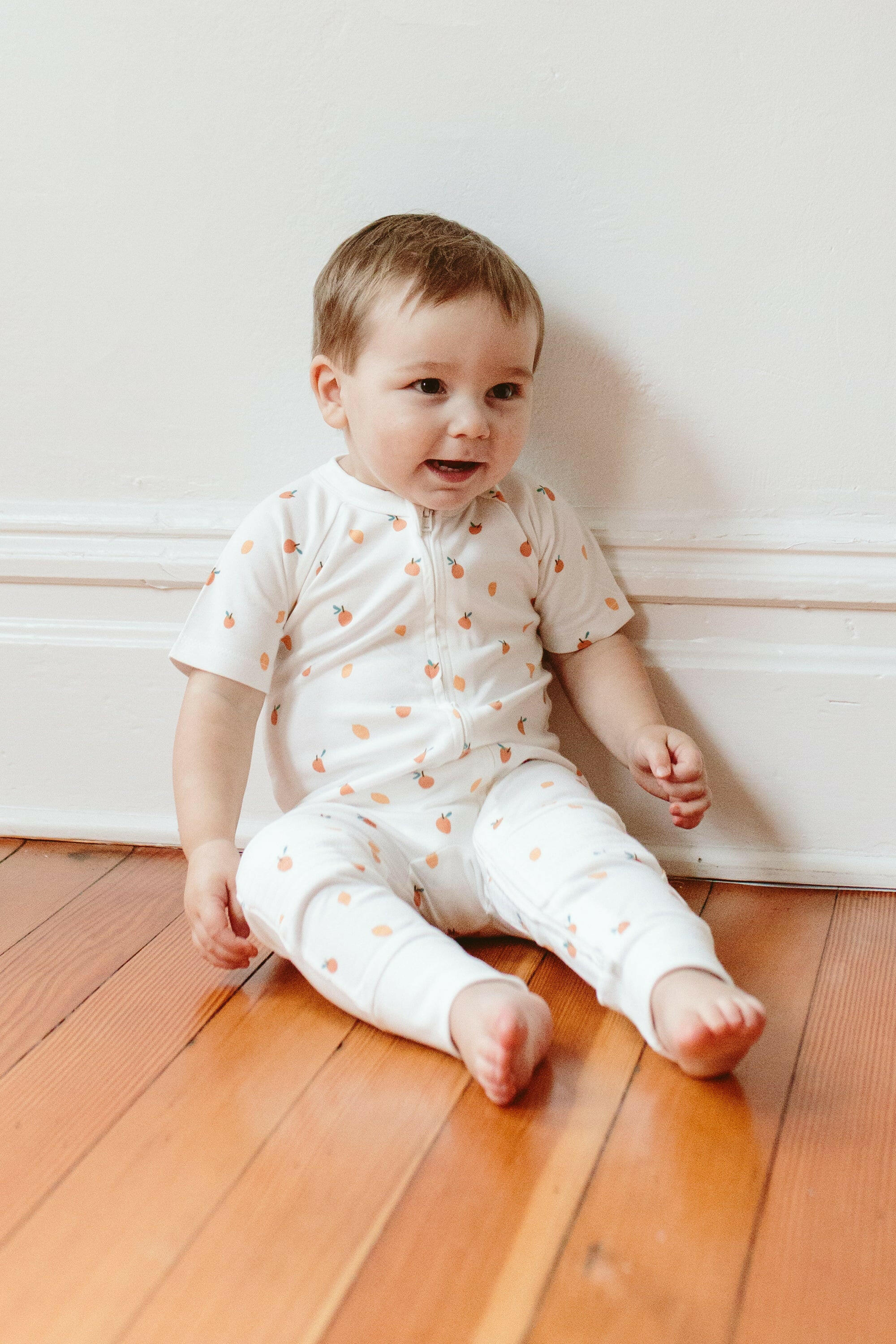S/S ZIPPER ONEPIECE | CITRUS footies goumikids