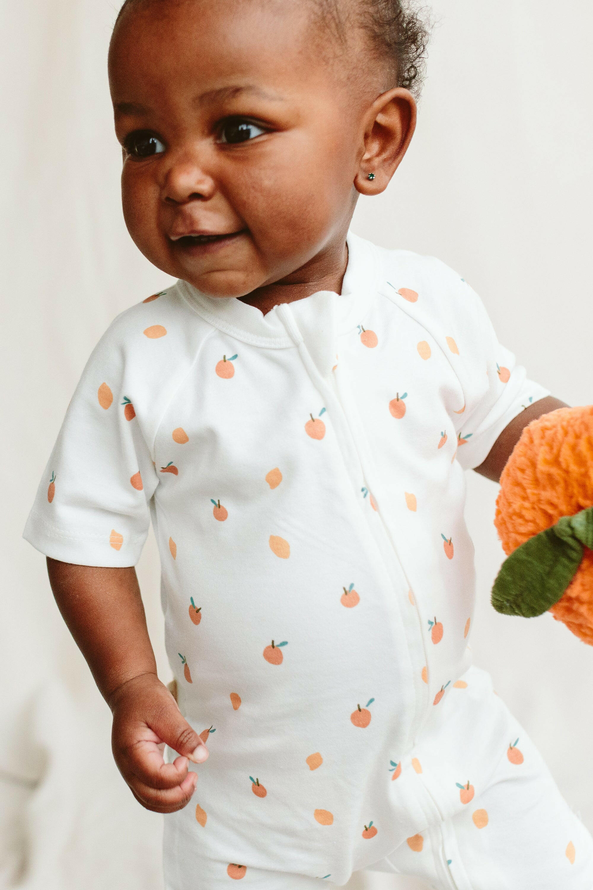 S/S ZIPPER ONEPIECE | CITRUS footies goumikids