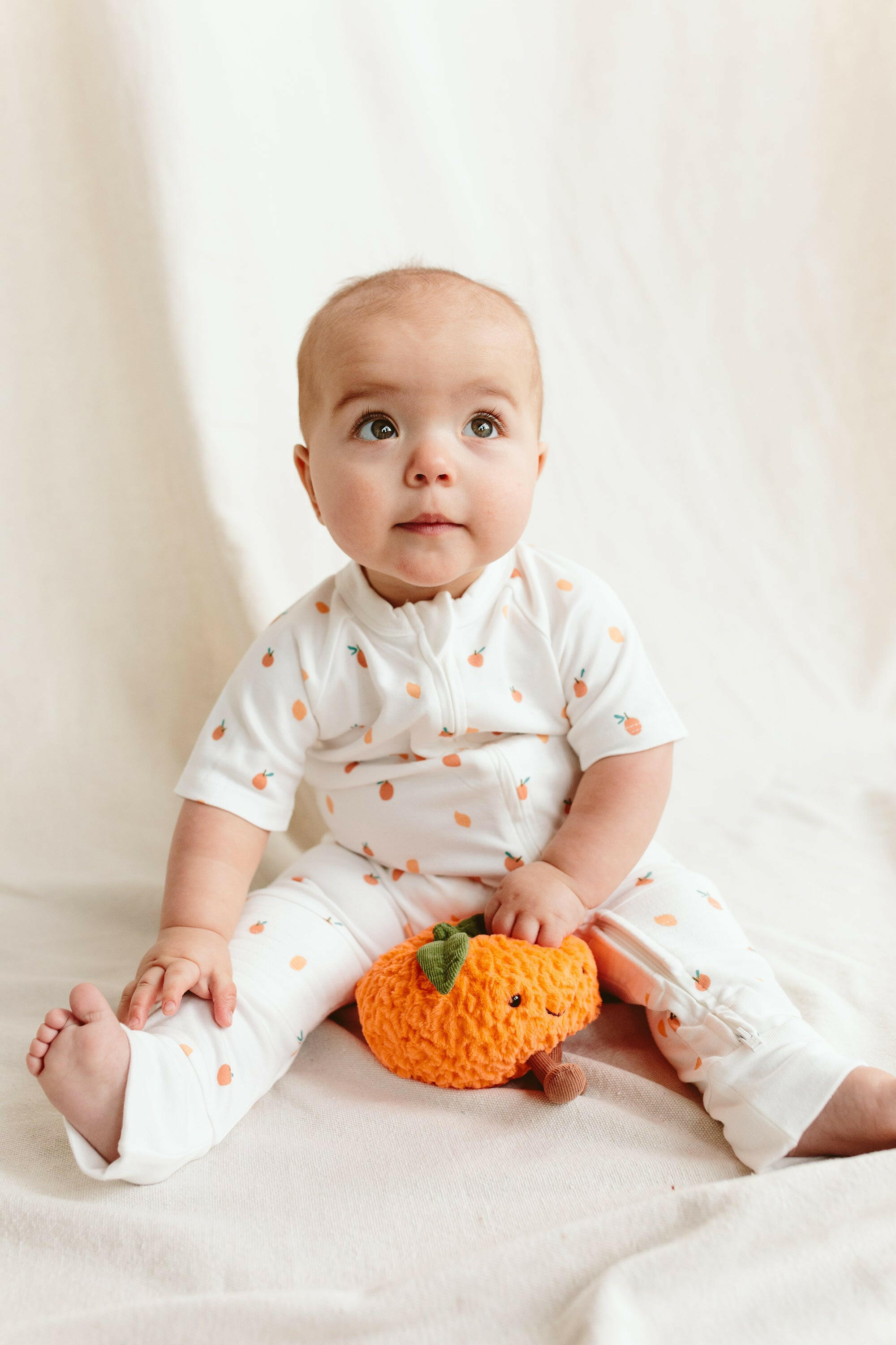 S/S ZIPPER ONEPIECE | CITRUS footies goumikids