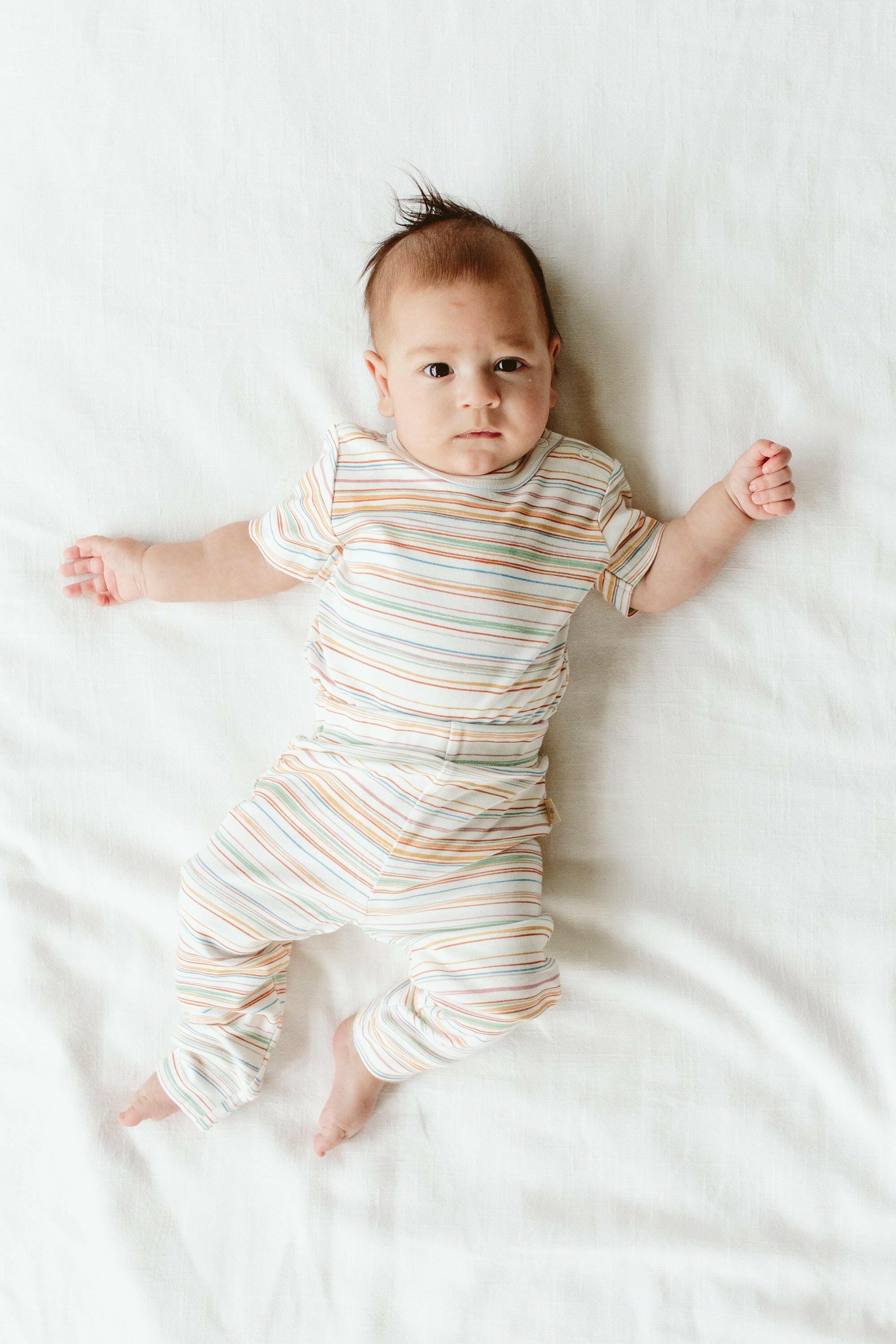 S/S BODYSUIT | BOARDWALK STRIPE bodysuits goumikids 0-3M