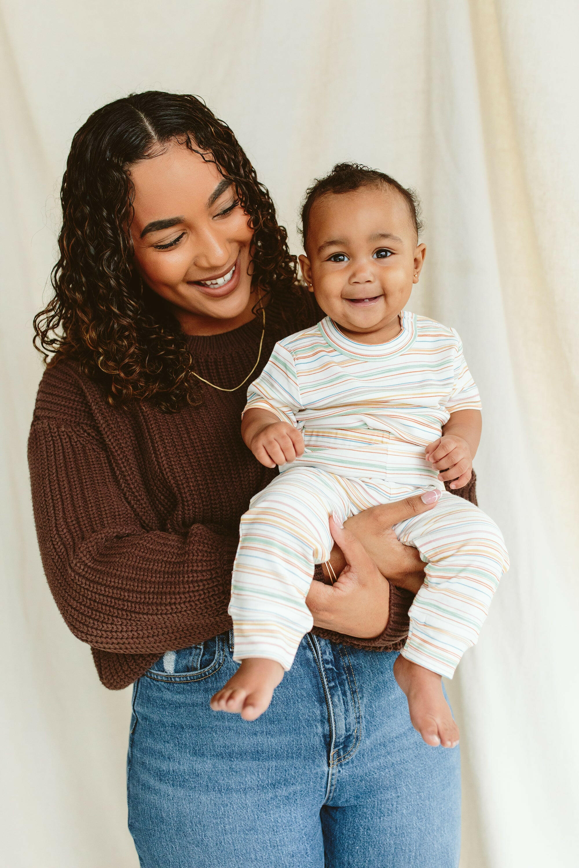 S/S BODYSUIT | BOARDWALK STRIPE bodysuits goumikids