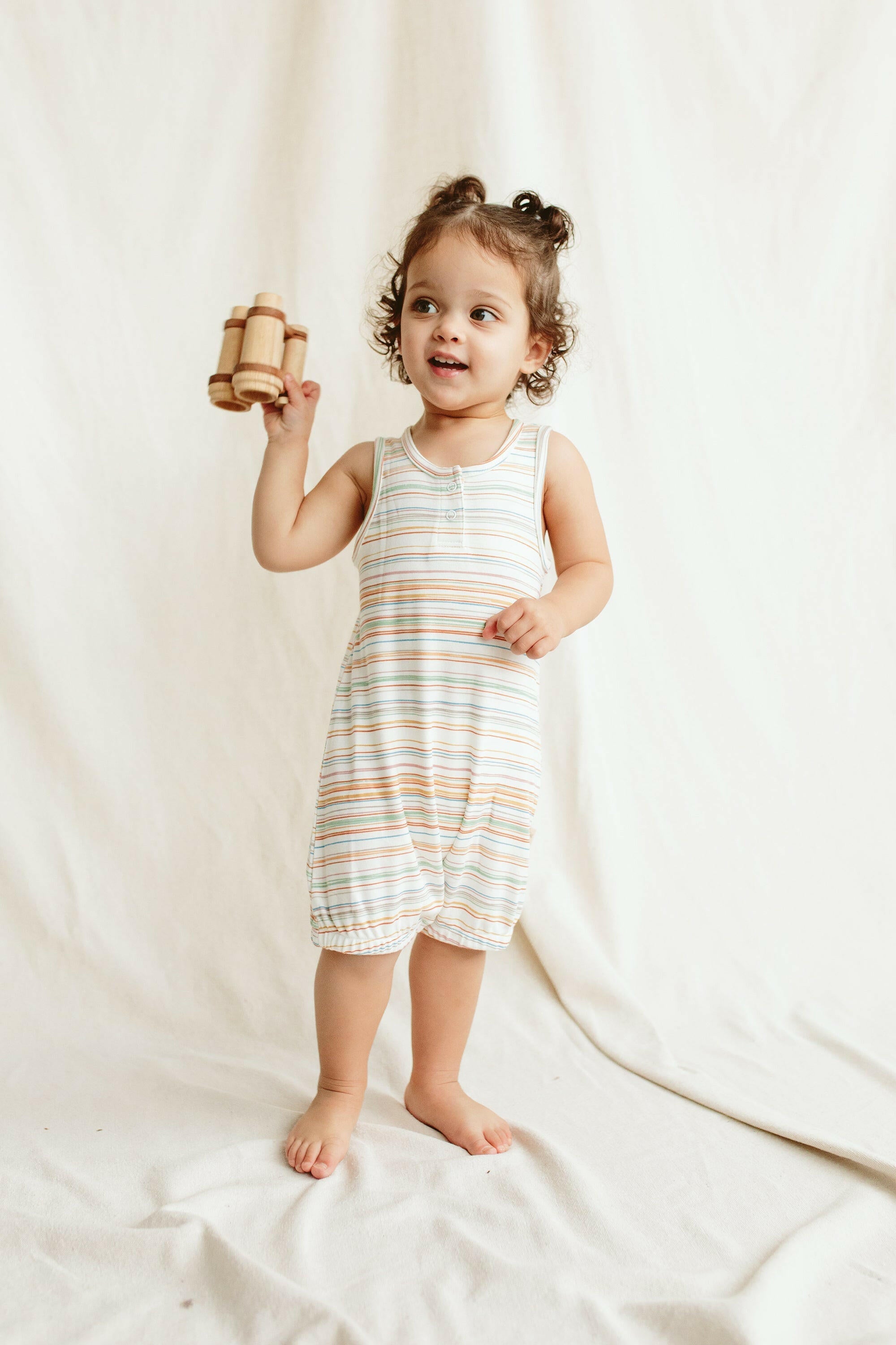 ROMPER | BOARDWALK STRIPE rompers goumikids 0-3M