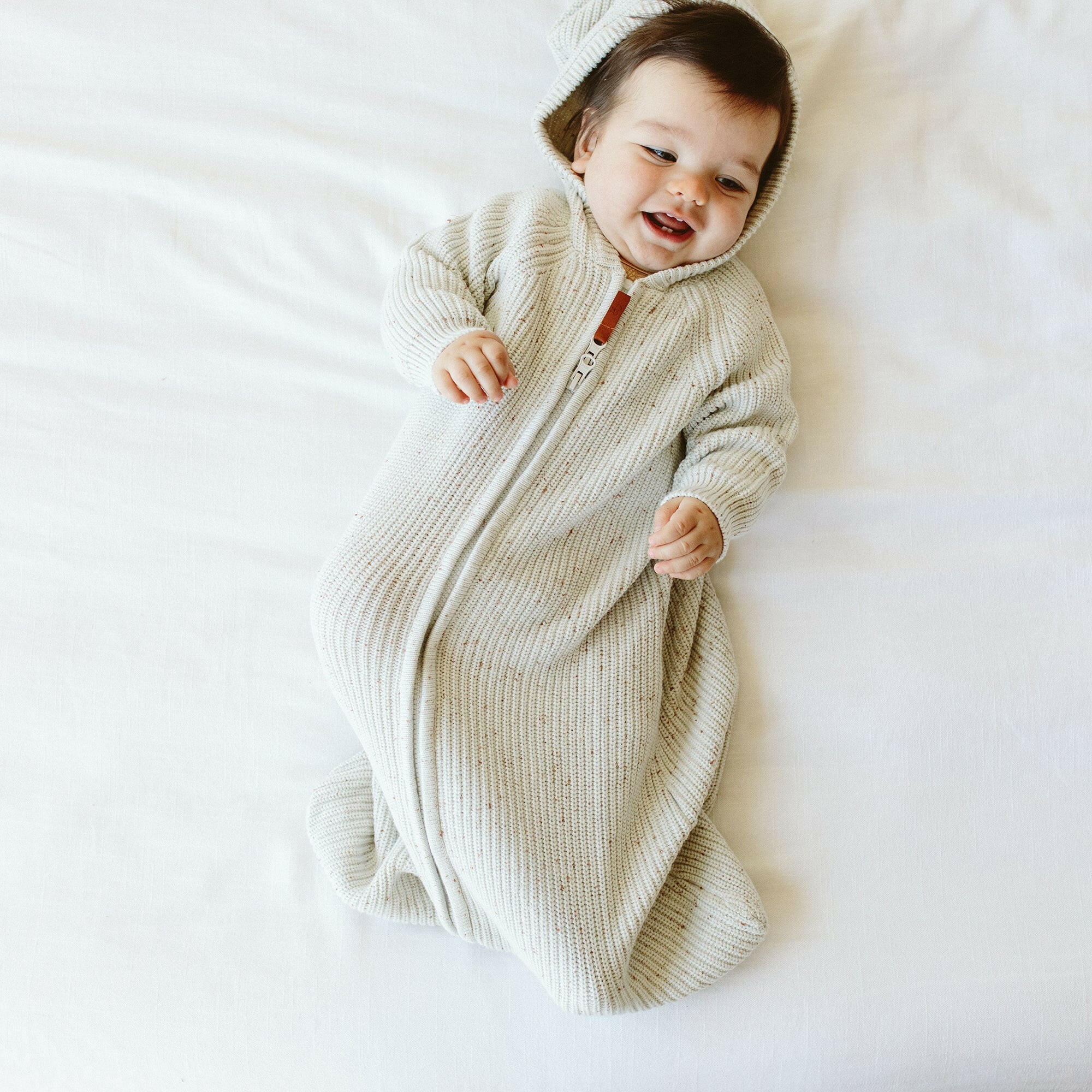 KNIT WEARABLE BLANKET | SHELL Outerwear goumikids