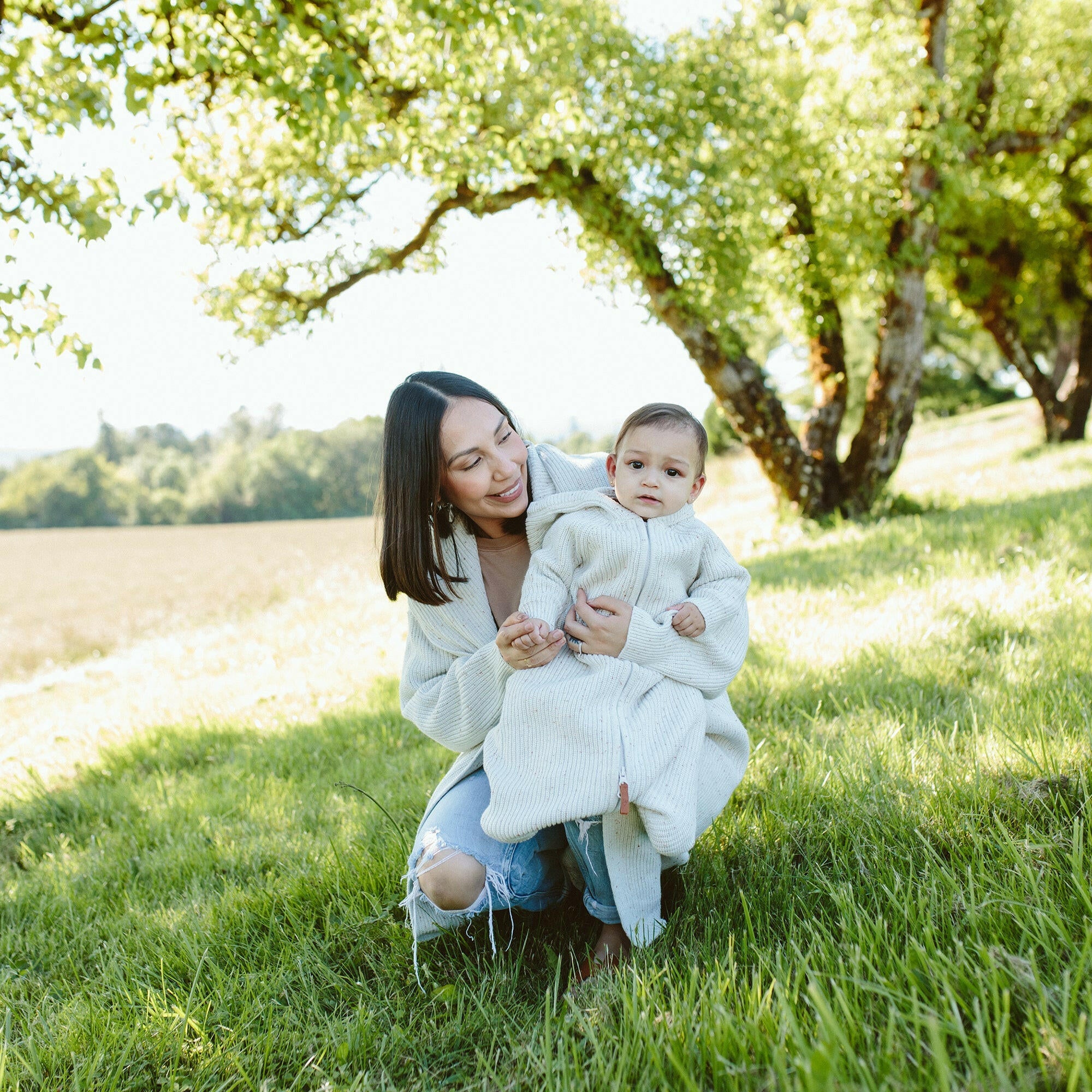 KNIT WEARABLE BLANKET | SHELL Outerwear goumikids