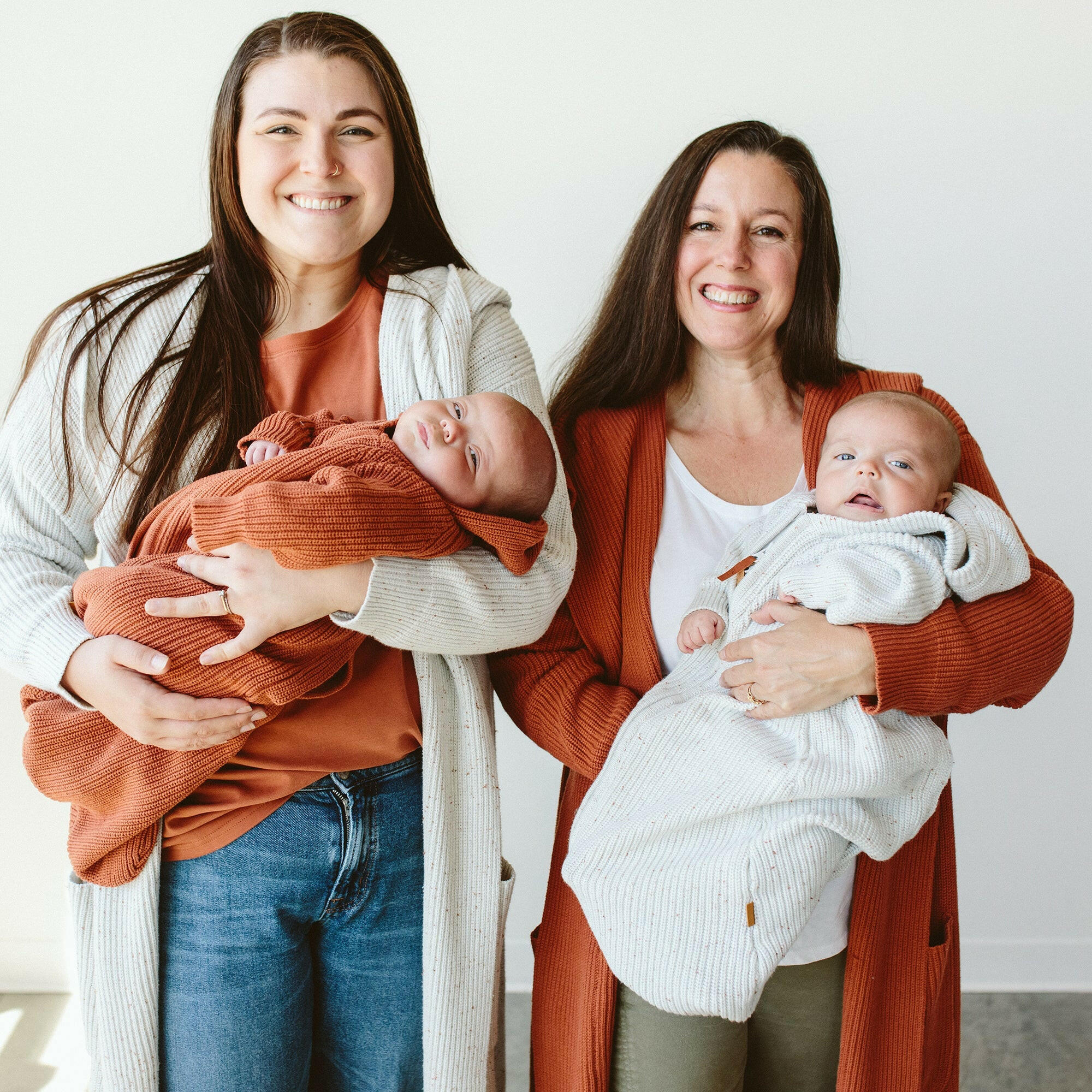 KNIT WEARABLE BLANKET | SHELL Outerwear goumikids