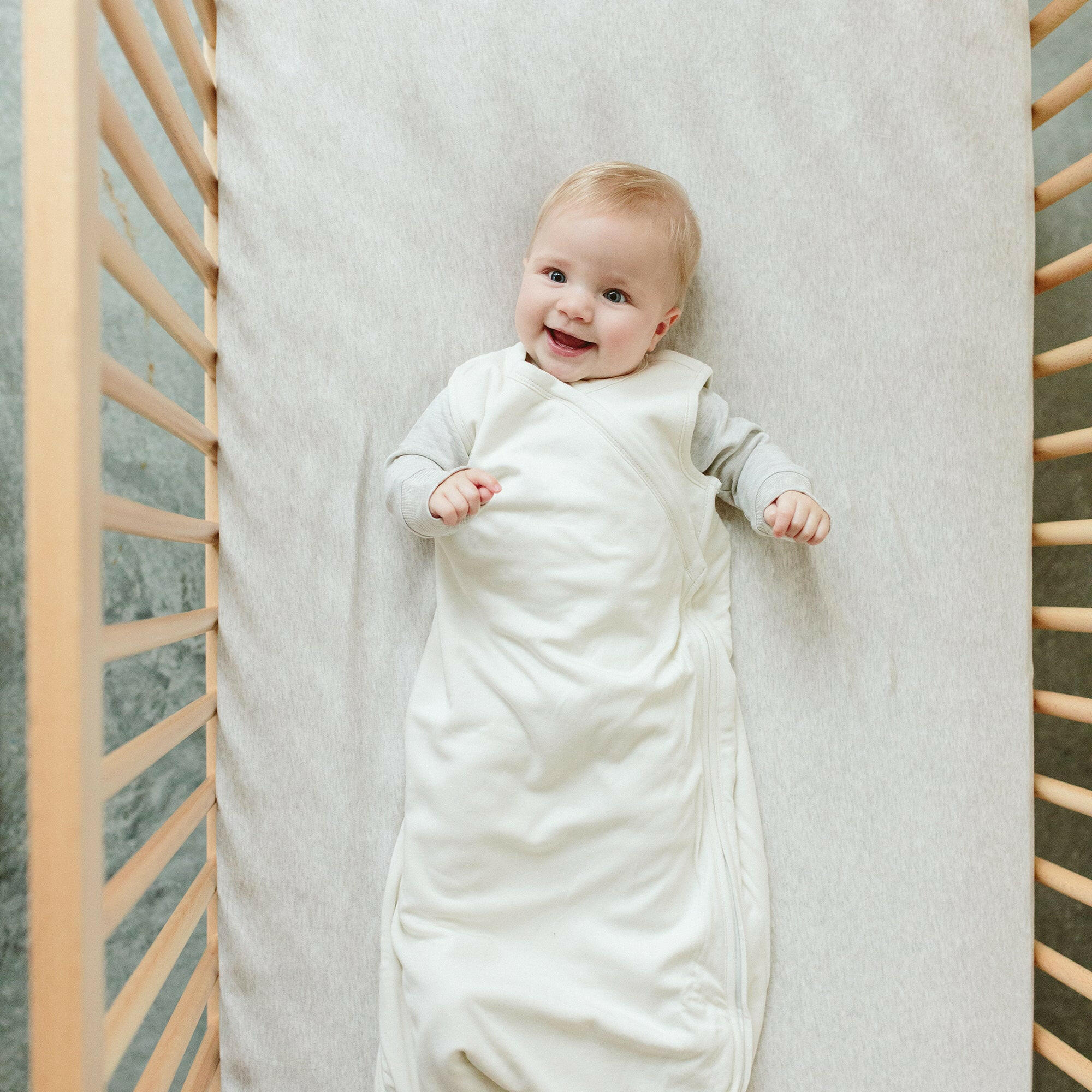 CRIB SHEETS | STORM GRAY crib sheets goumikids