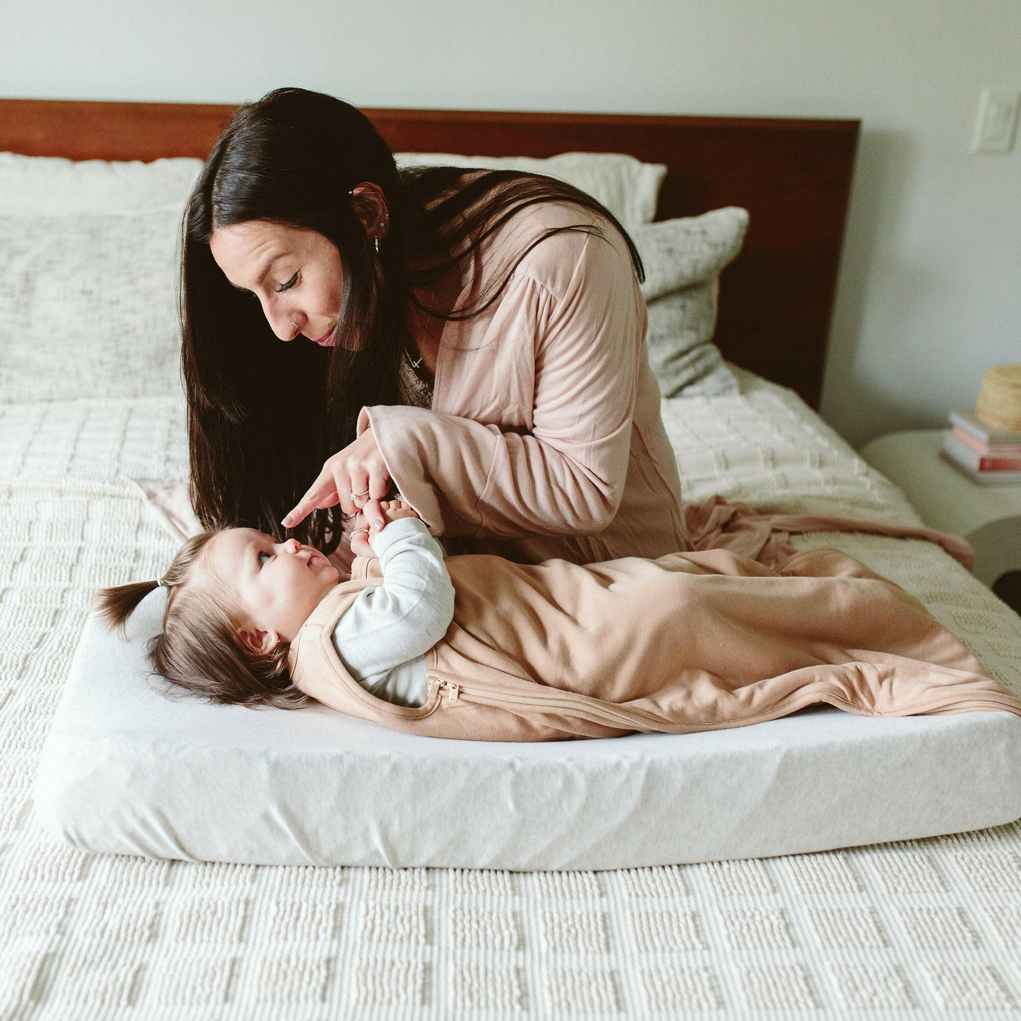 CHANGING PAD COVER | STORM GRAY changing covers goumikids