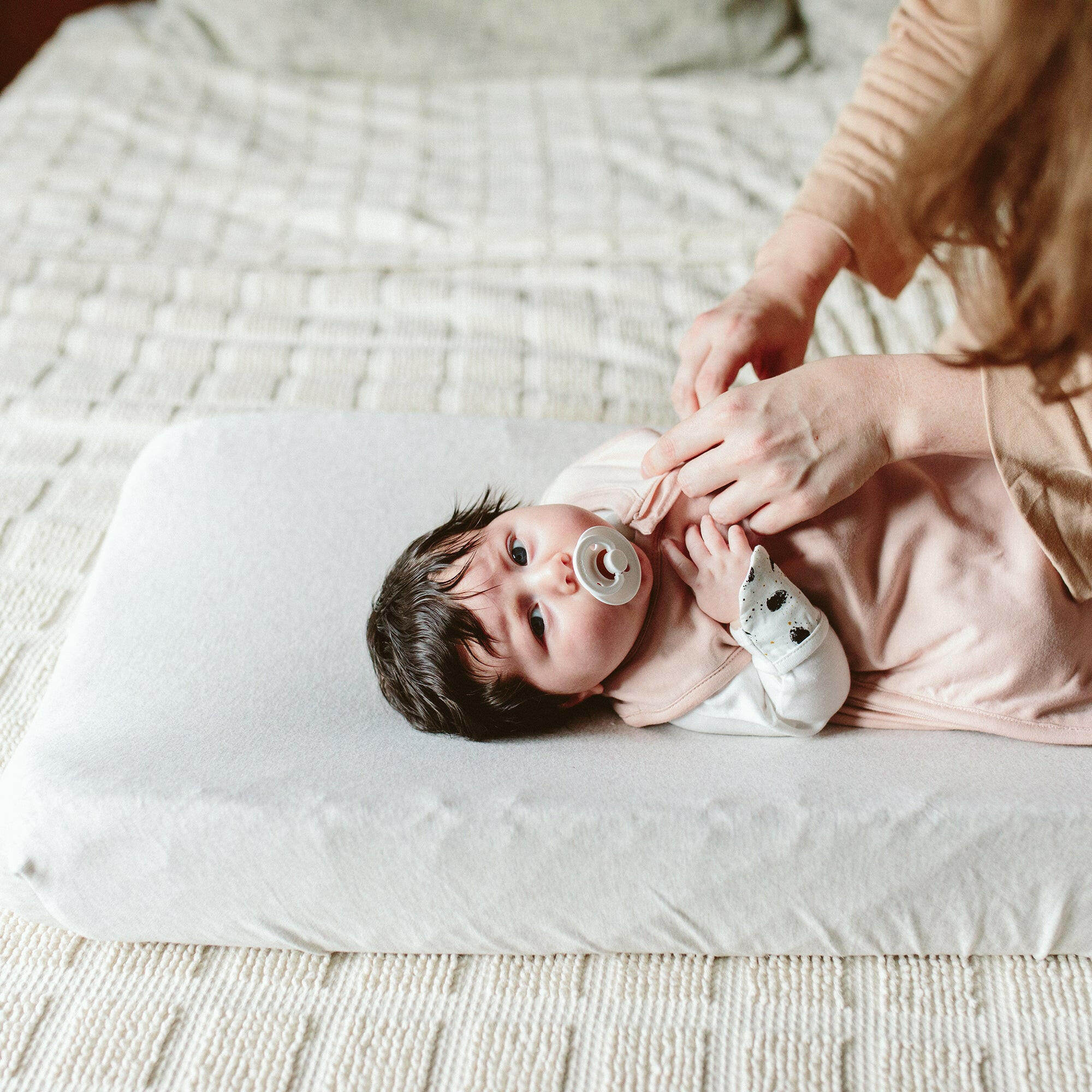 CHANGING PAD COVER | STORM GRAY changing covers goumikids Default Title