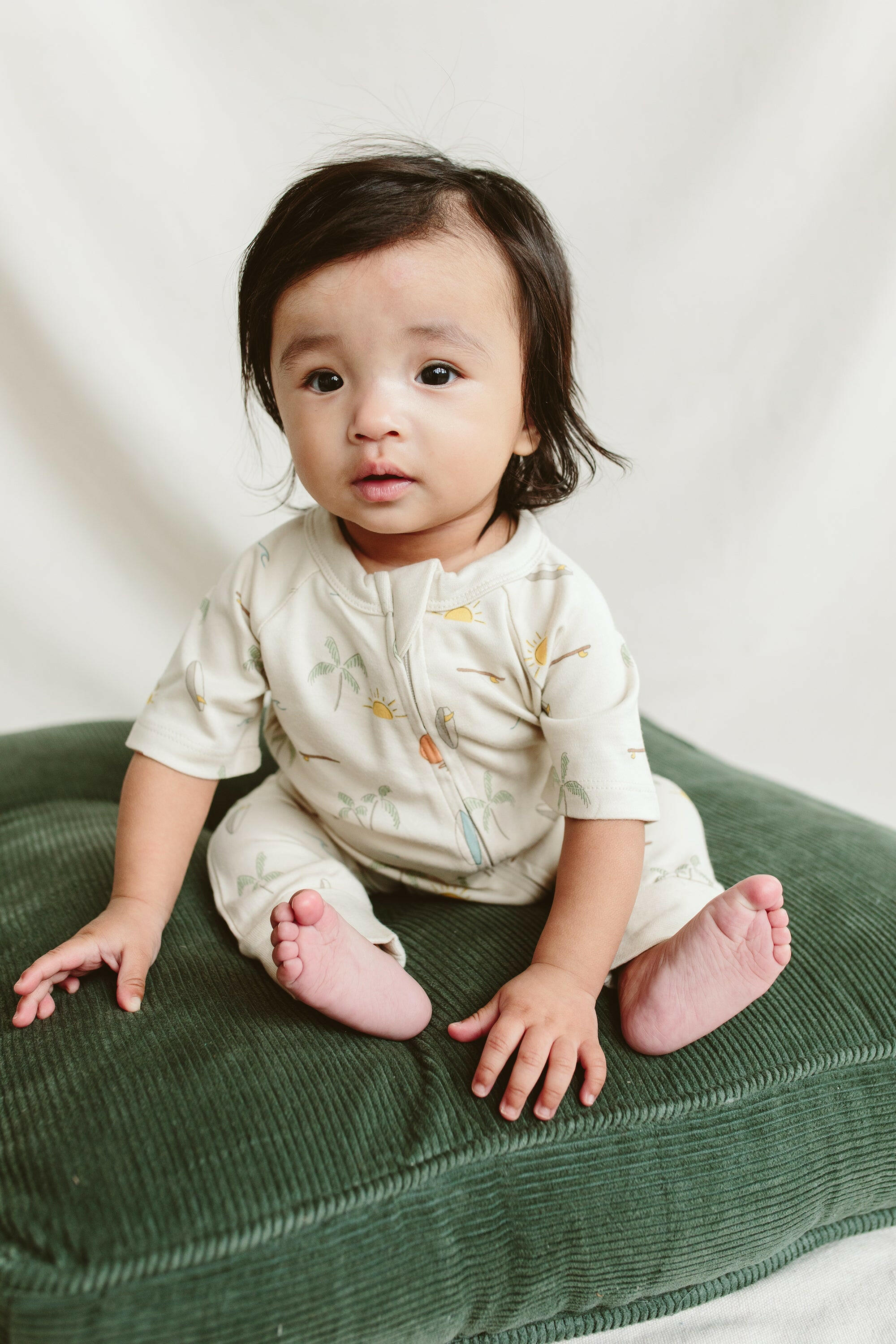 S/S ZIPPER ONEPIECE | SURF'S UP footies goumikids
