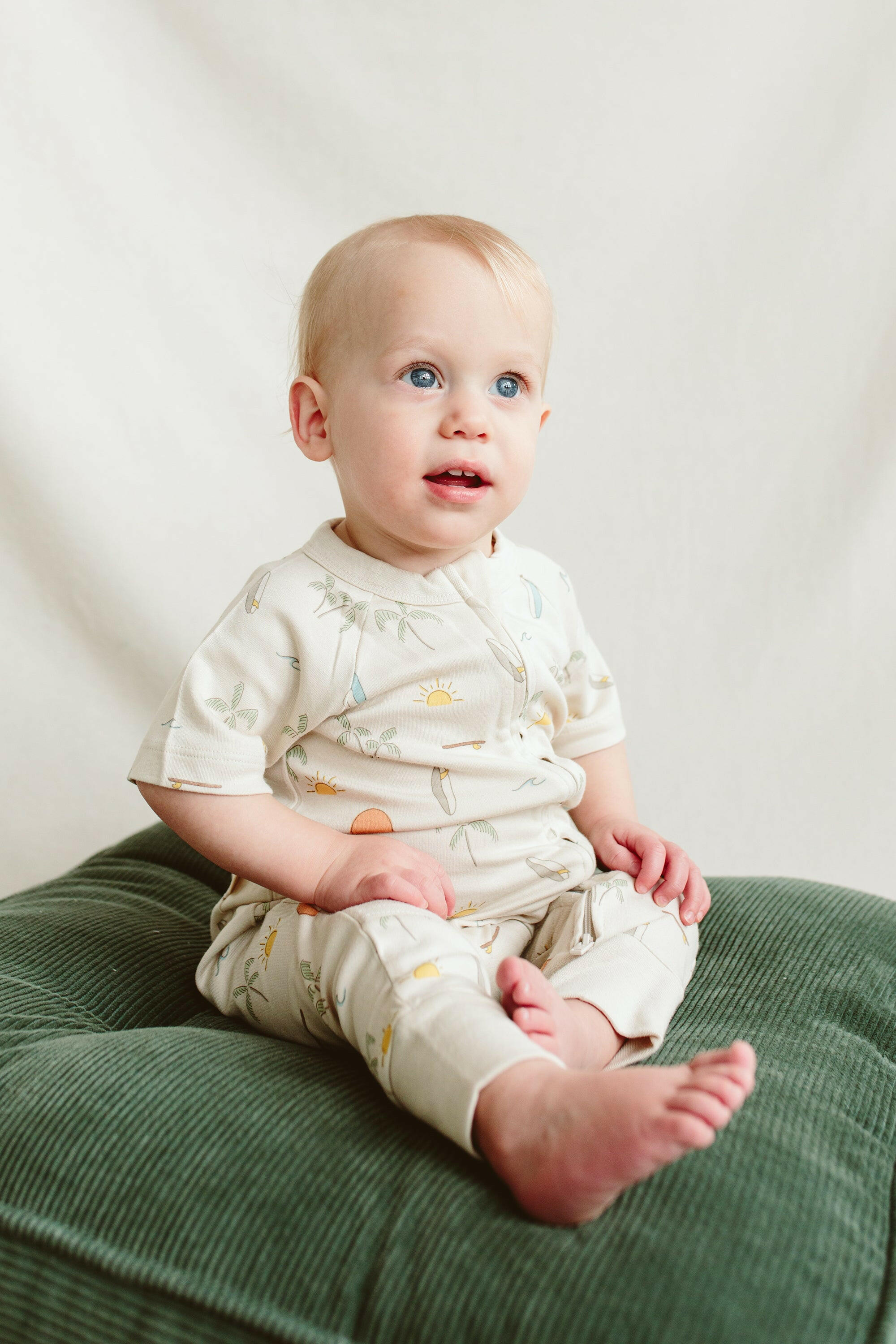S/S ZIPPER ONEPIECE | SURF'S UP footies goumikids