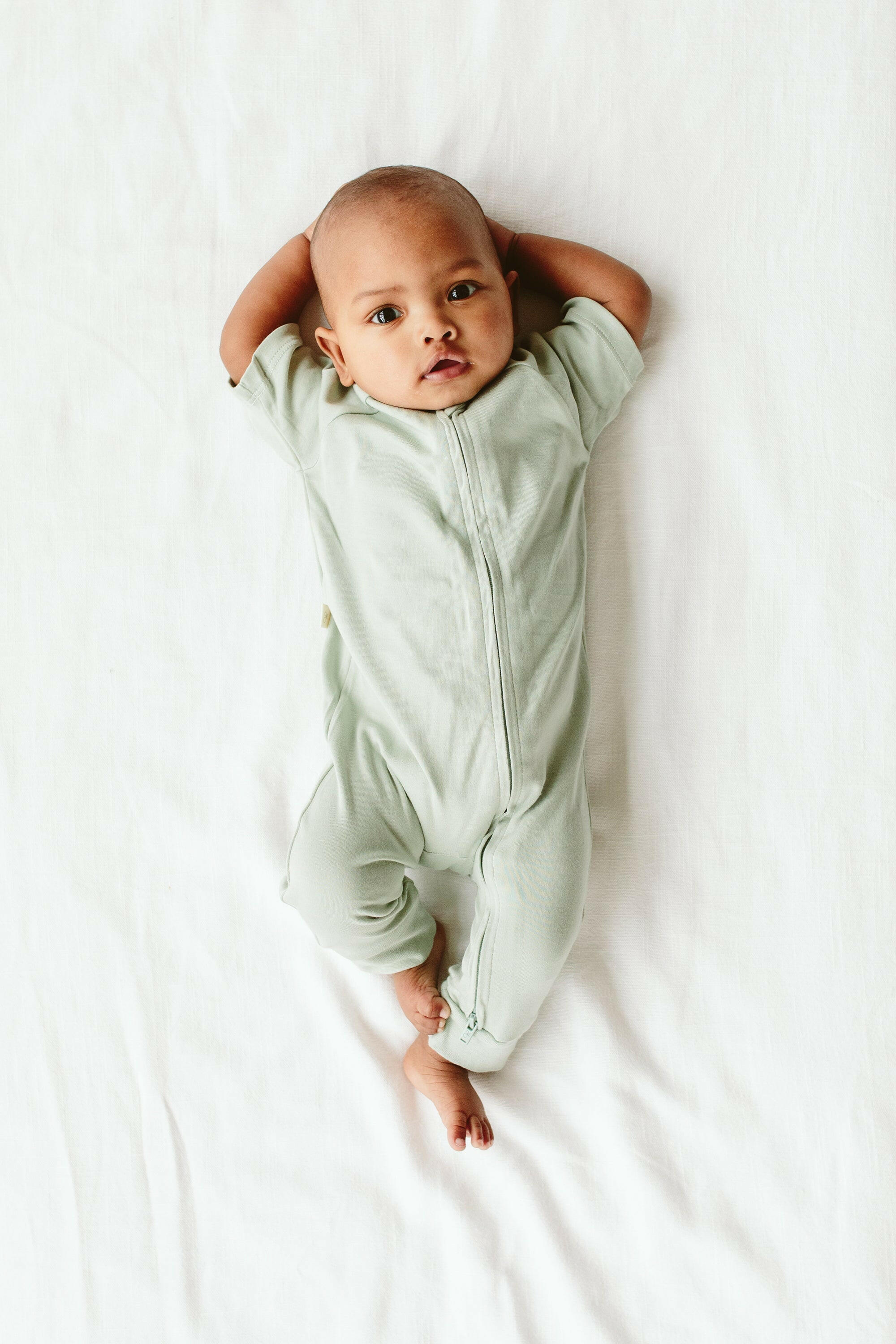 S/S ZIPPER ONEPIECE | SWELL footies goumikids