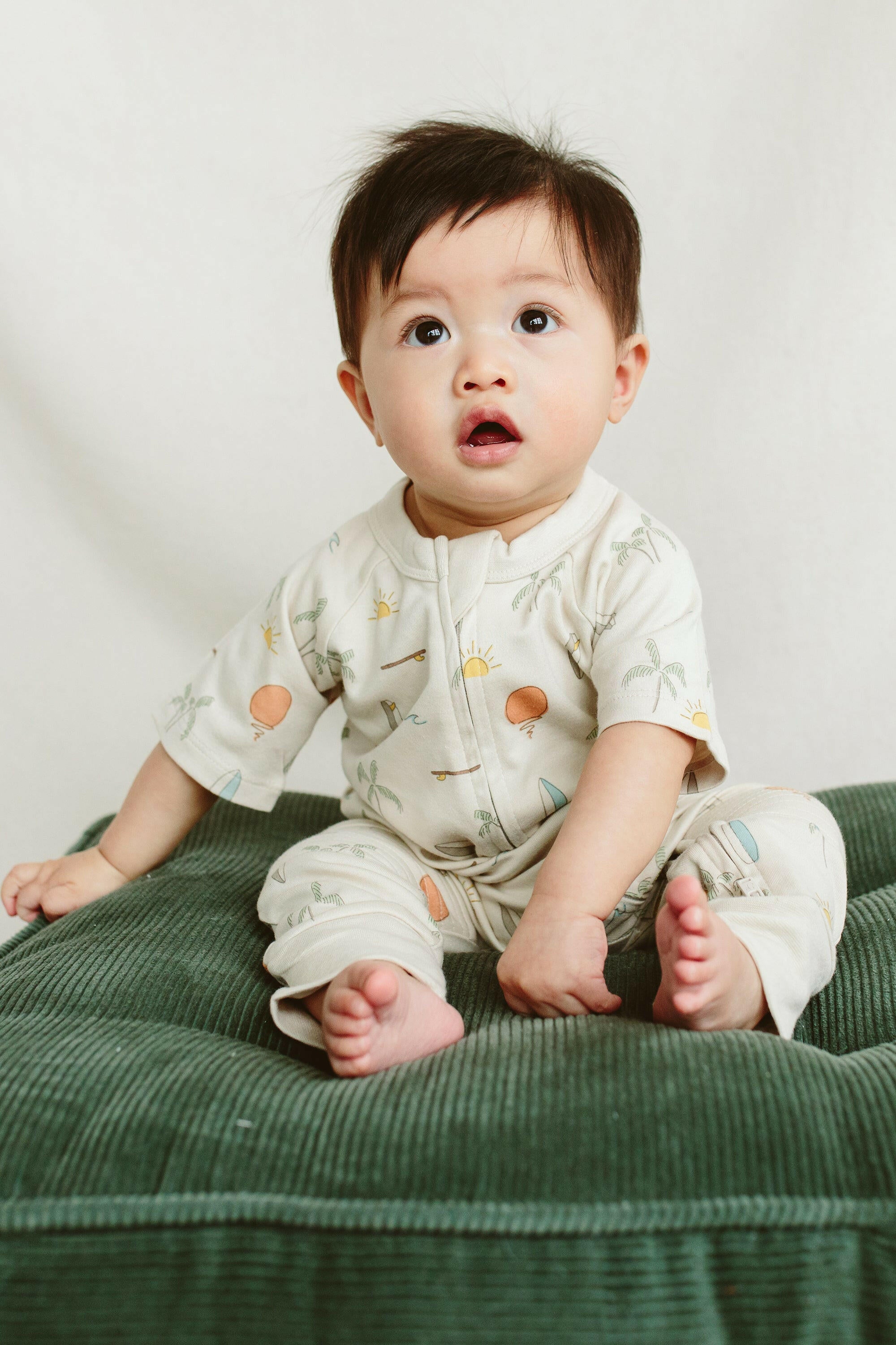 S/S ZIPPER ONEPIECE | SURF'S UP footies goumikids