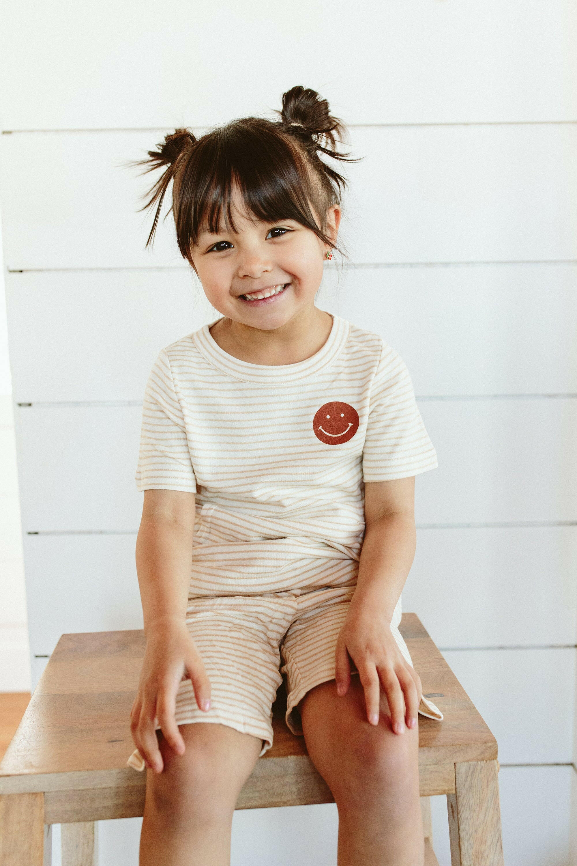 BIKER SET | HAPPY STRIPE Biker Sets goumikids 2T