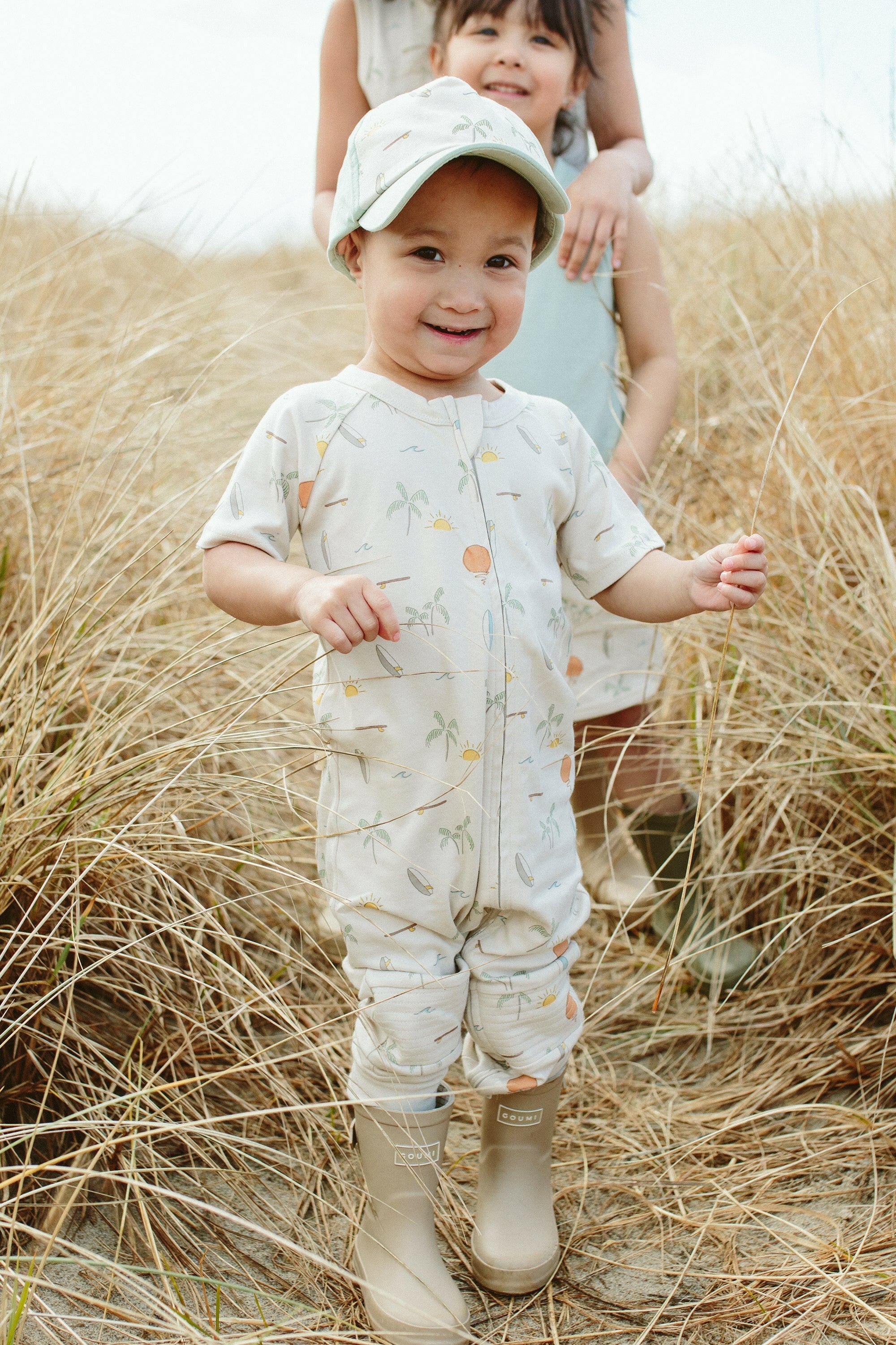 S/S ZIPPER ONEPIECE | SURF'S UP footies goumikids