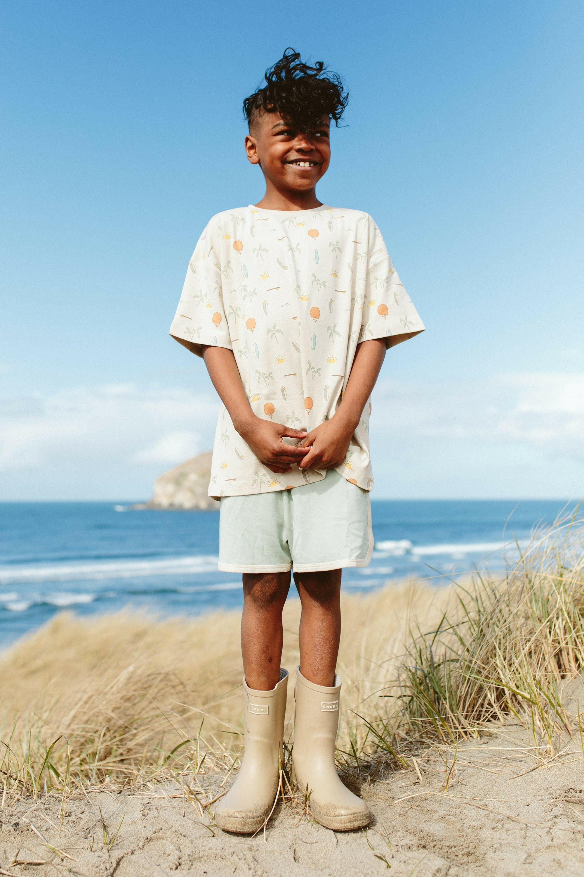 OVERSIZED TEE | SURF'S UP goumikids 2-3T