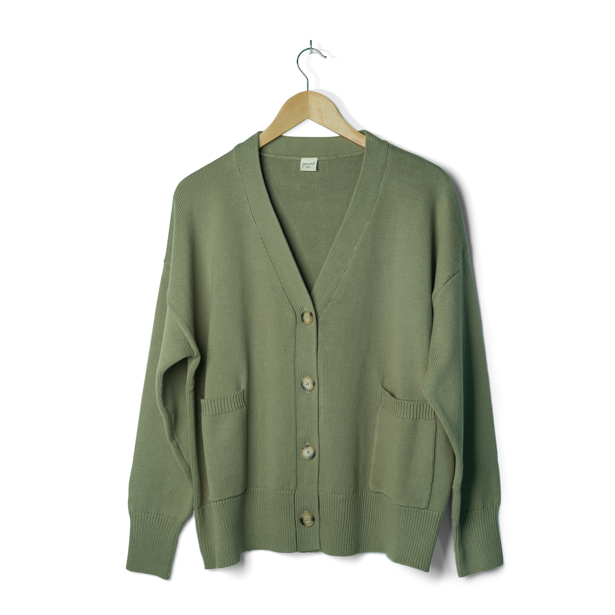 WOMENS KNIT BUTTON-UP SWEATER | ARTICHOKE womens apparel goumikids