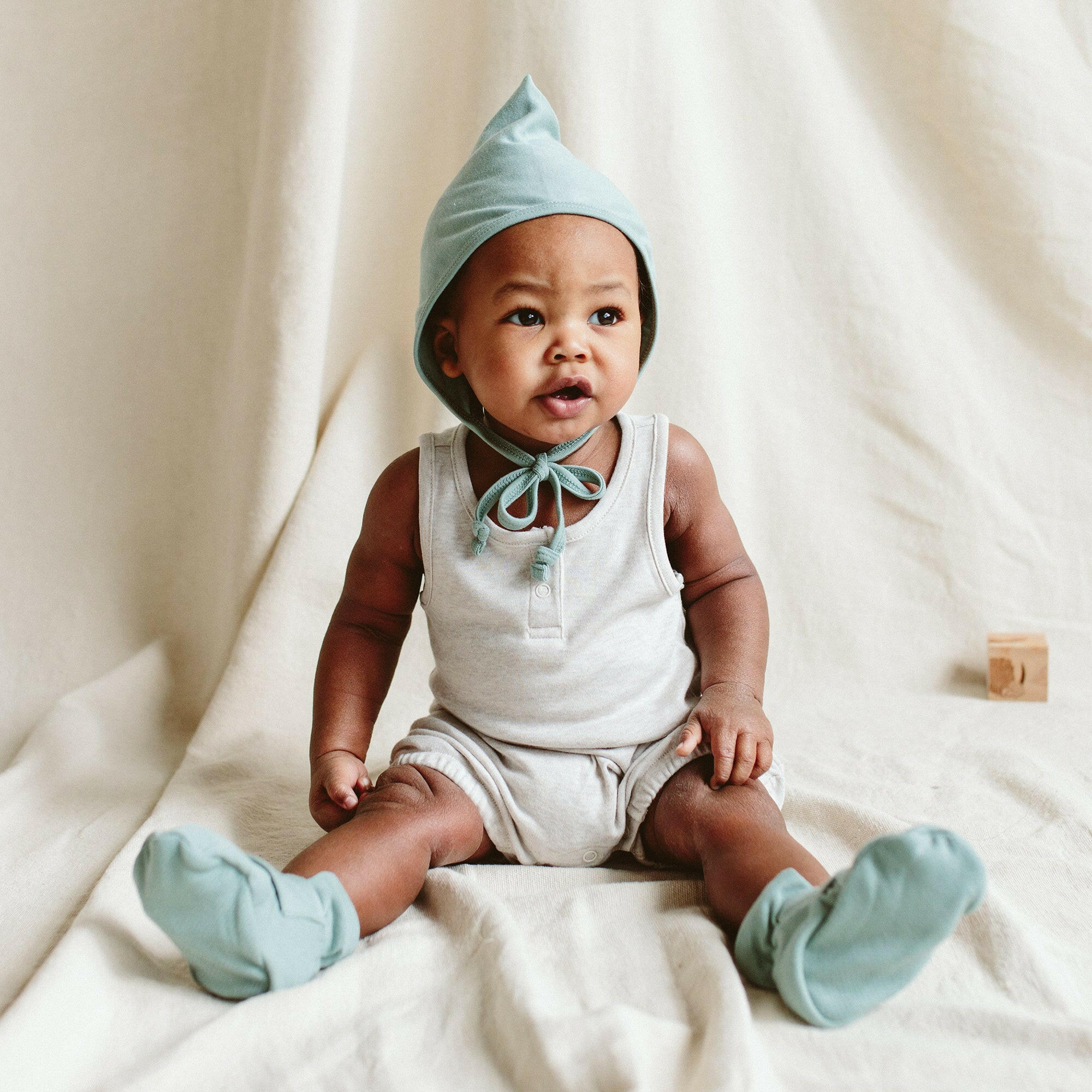 ROMPER | STORM GRAY rompers goumikids
