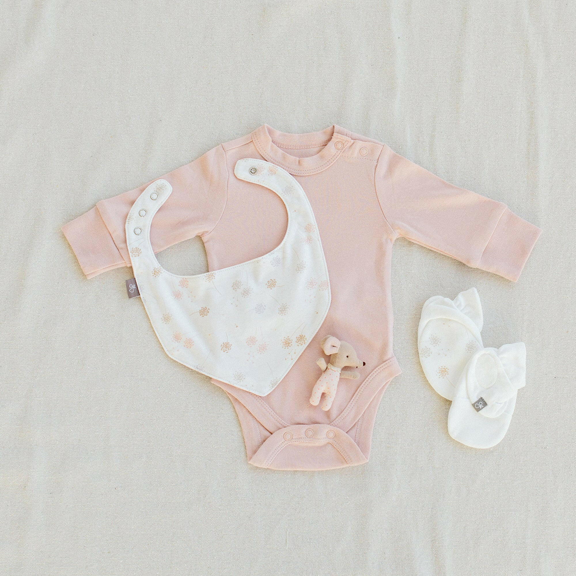 LONG-SLEEVE BODYSUIT | ROSE bodysuit goumikids