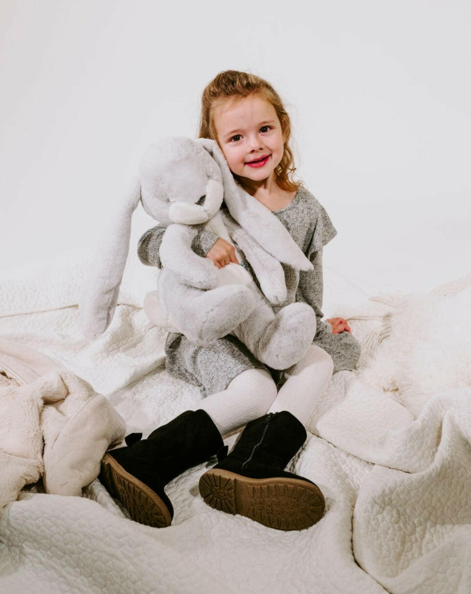Big Nibble Gray Stuffies Bunnies by the Bay