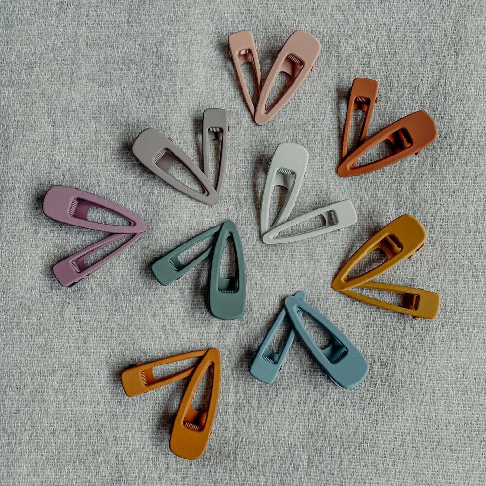 Matte Clips - Set of 2 Hair Accessories Grech & Co.