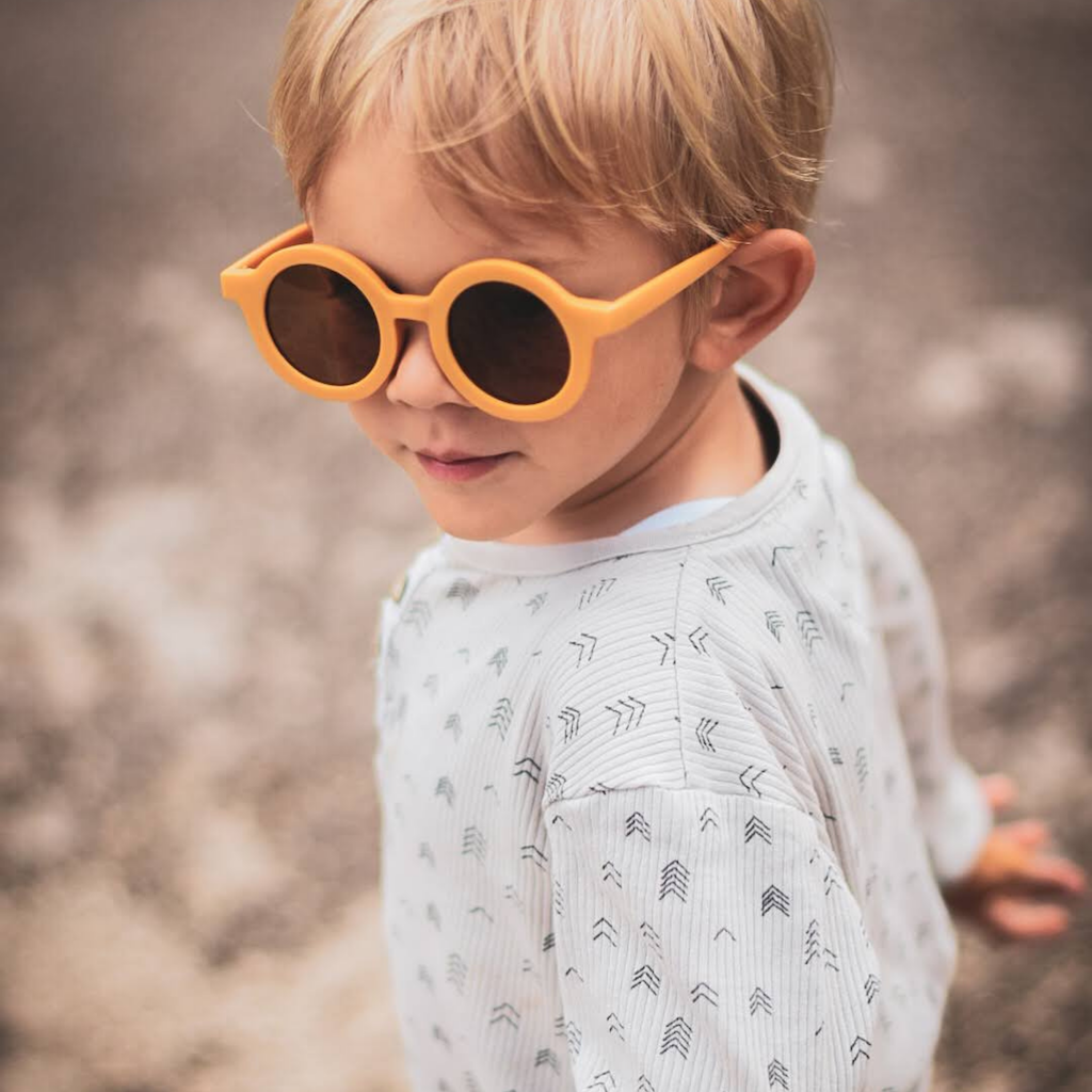 Sustainable Kids Sunglasses - Golden Sunglasses Grech & Co.