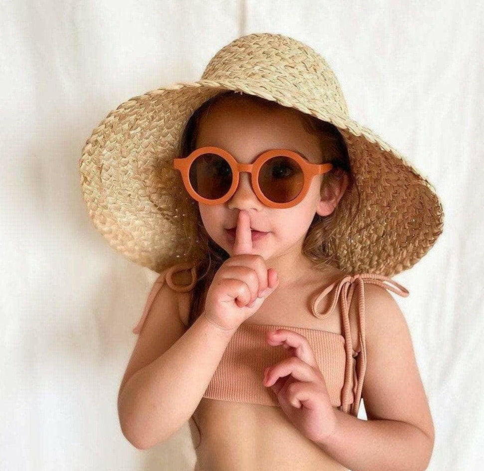 Sustainable Kids Sunglasses - Rust Sunglasses Grech & Co.