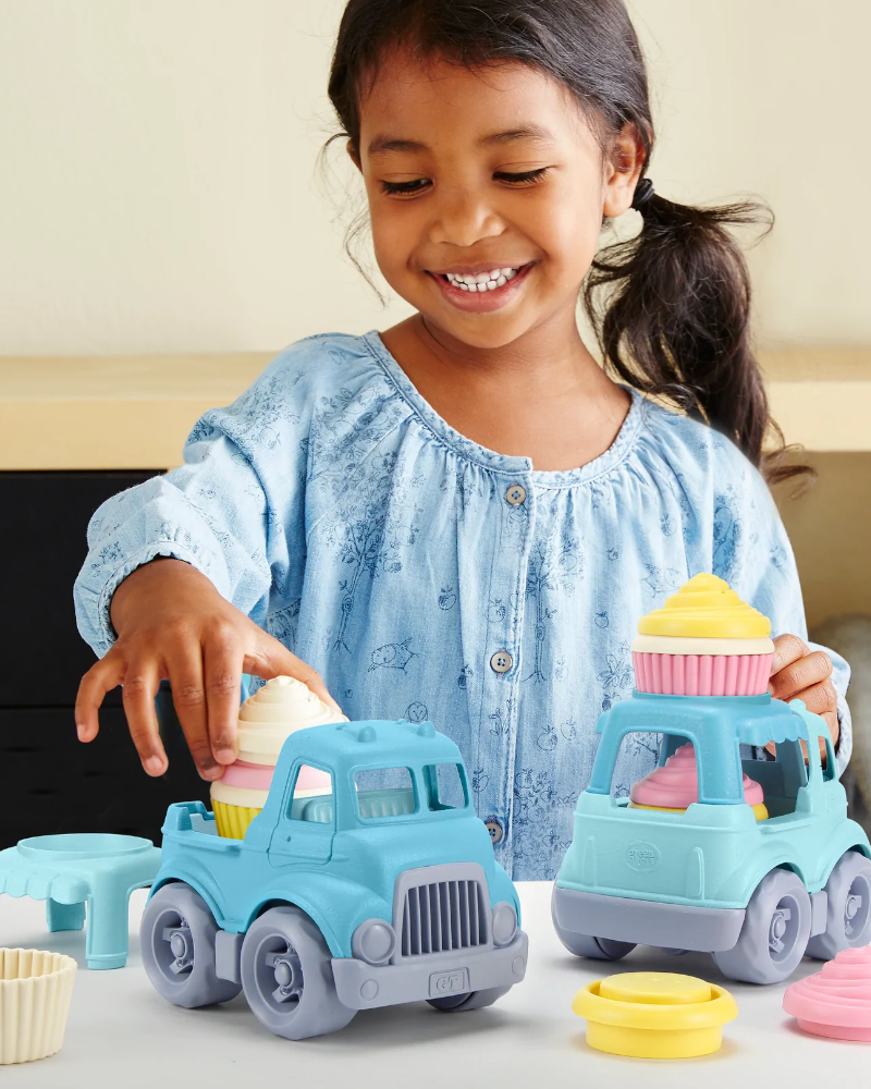Green Toys Cupcake Truck Eco-Friendly Recyclable Toddler