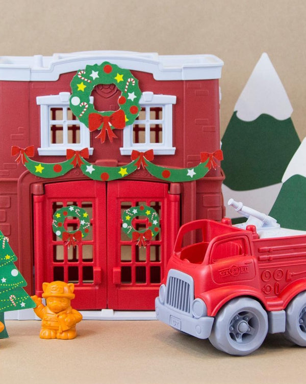 Green Toys Fire Truck Eco Friendly Toy Red