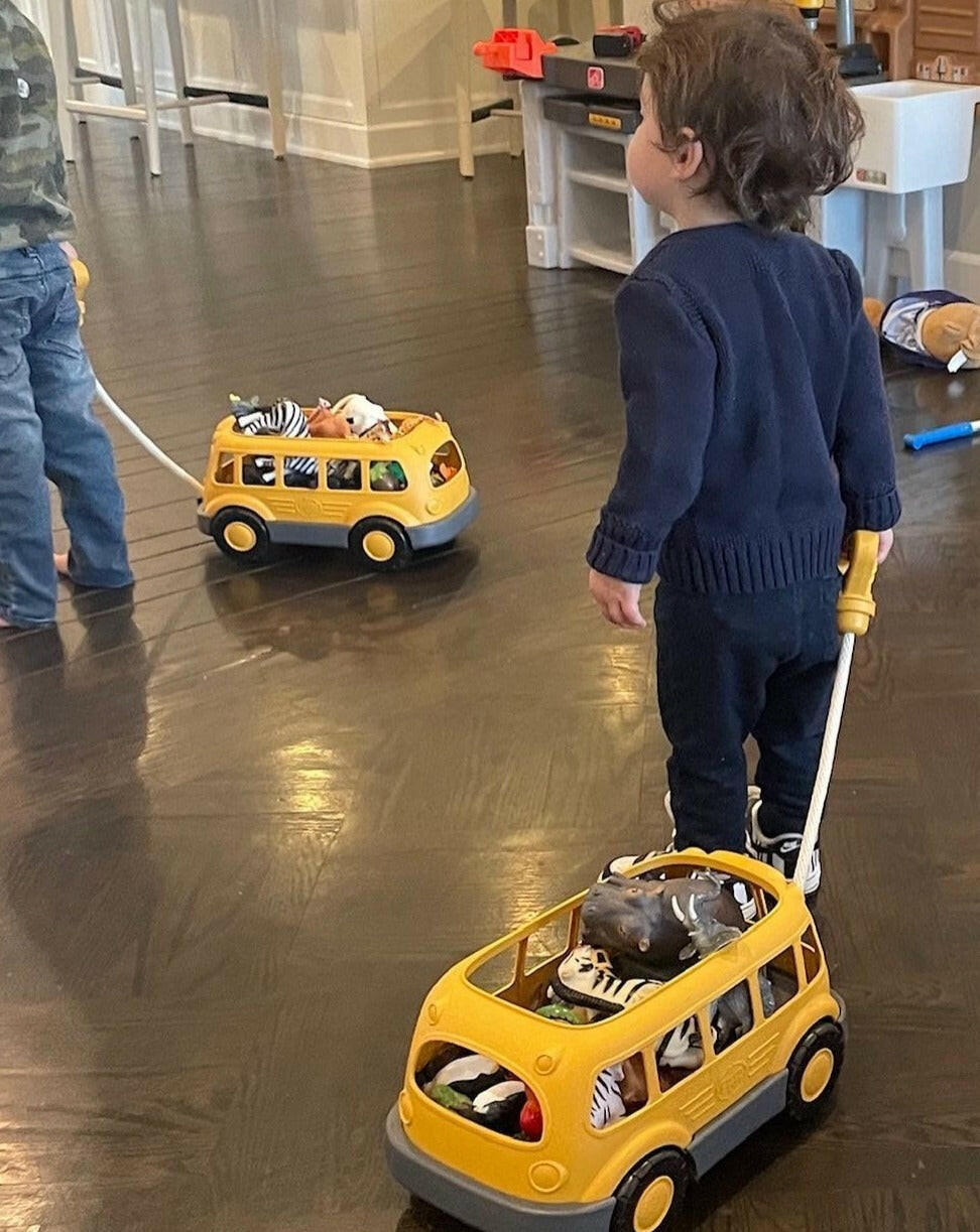 Green Toys School Bus Wagon Play Vehicles Green Toys