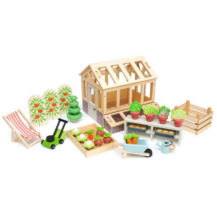 Greenhouse and Garden Set Kids Toys Tender Leaf