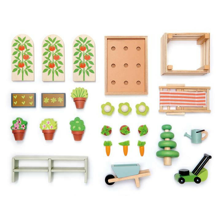 Greenhouse and Garden Set Kids Toys Tender Leaf