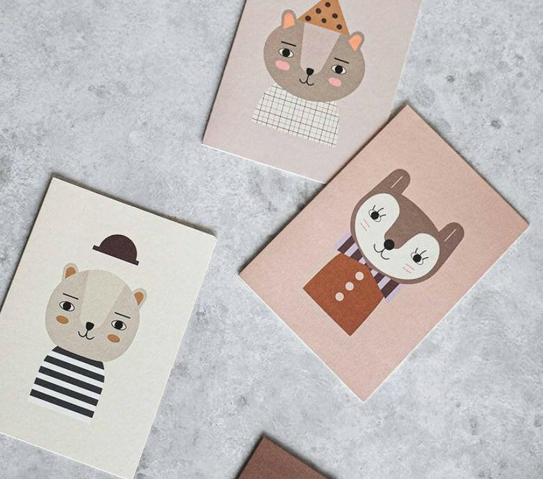 Baby Lorem Greeting Card Greeting & Note Cards Little Otja