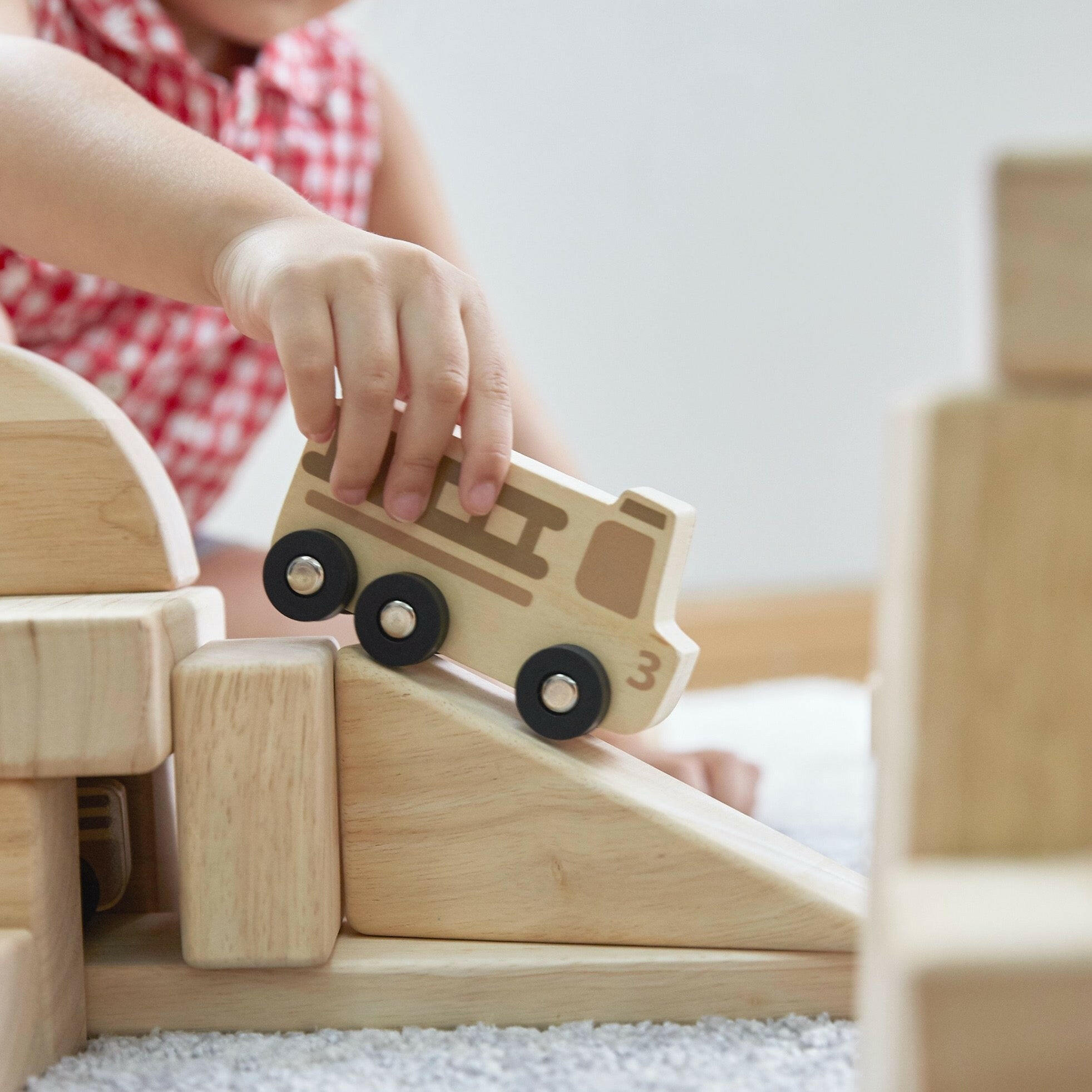 Mini Wooden Trucks - Set of 10 Cars Guidecraft
