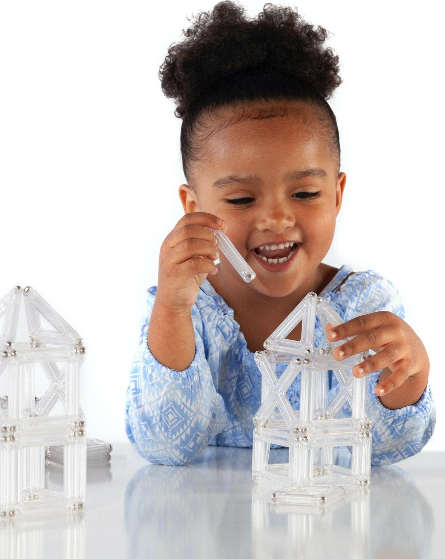 PowerClix® Frames Clear – 74 pc. set Kids Toys Guidecraft