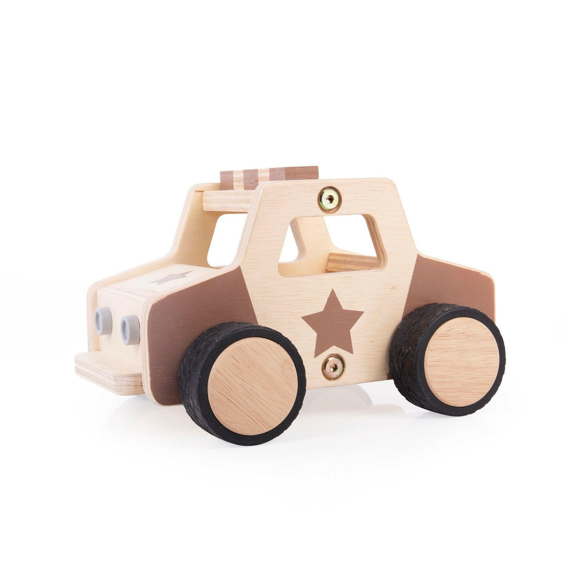 Wooden Police Car Wooden Toys Guidecraft