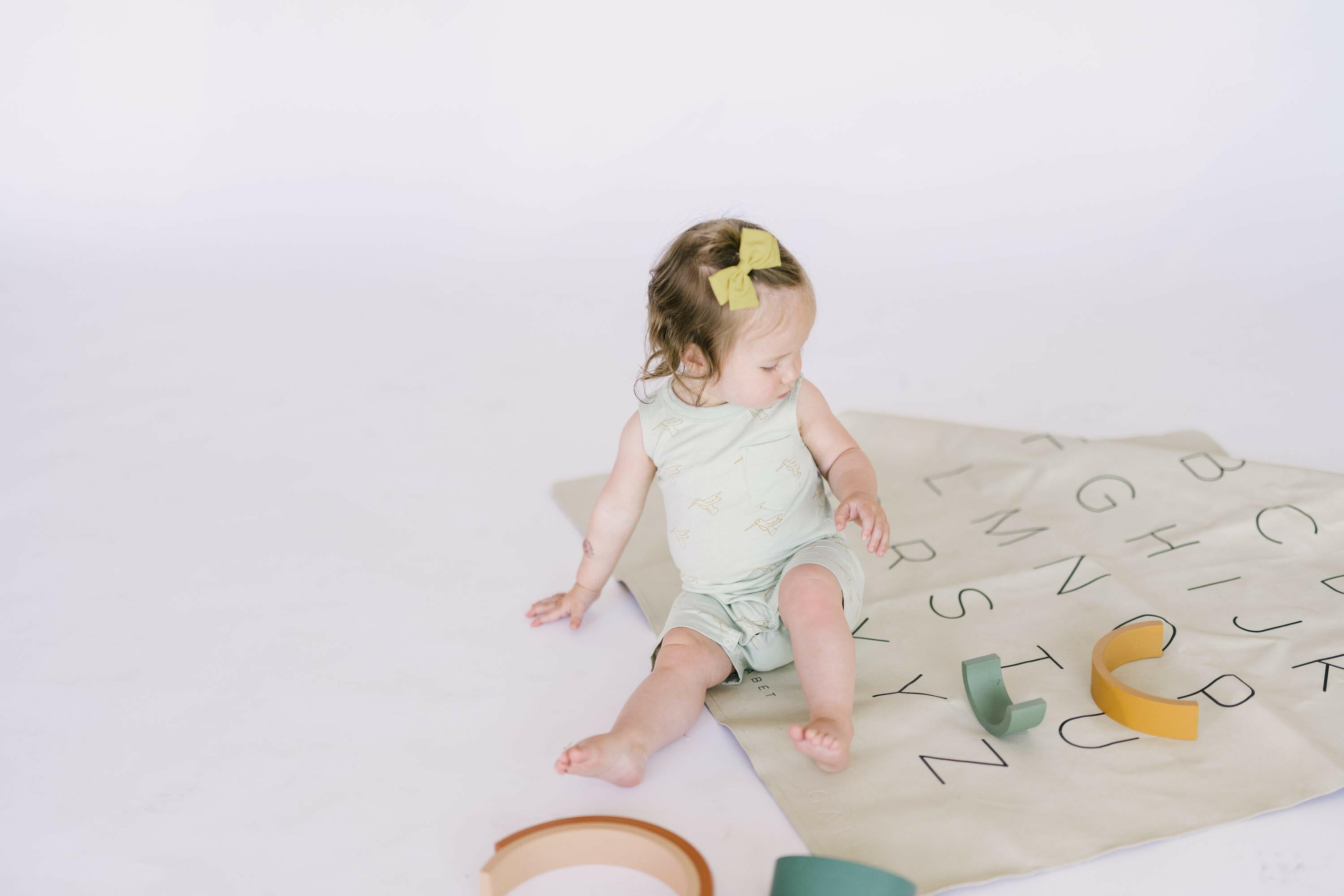 Hummingbird Pocket Playsuit Polished Prints