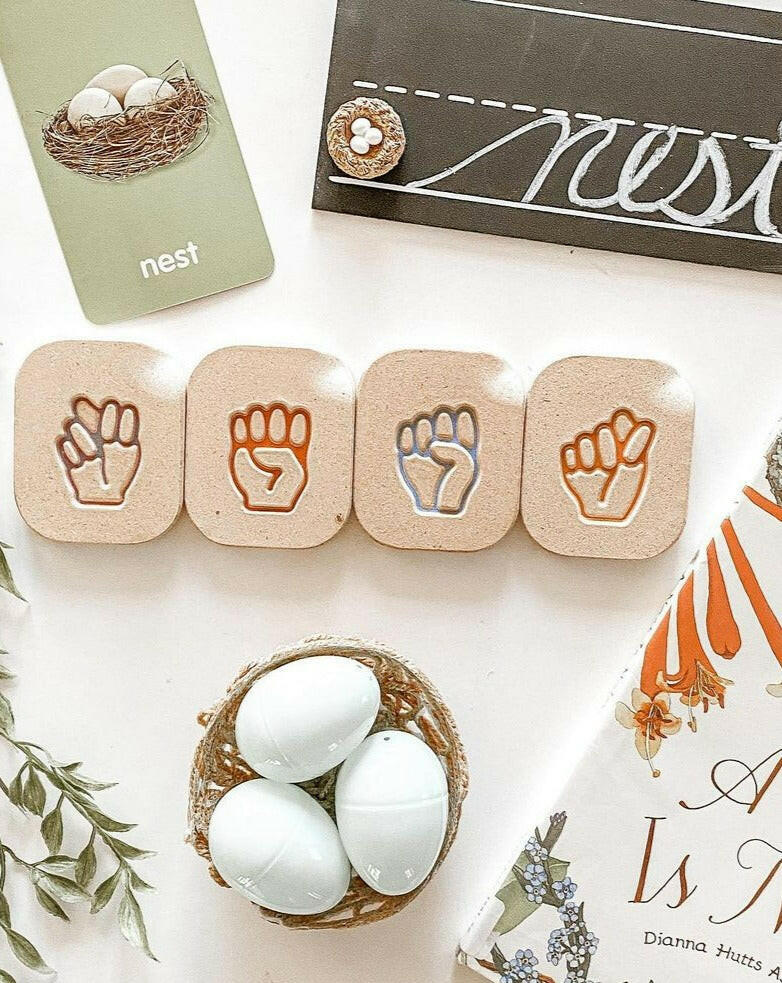 Hand Sign Alphabet A-Z Kids Toys PlanToys