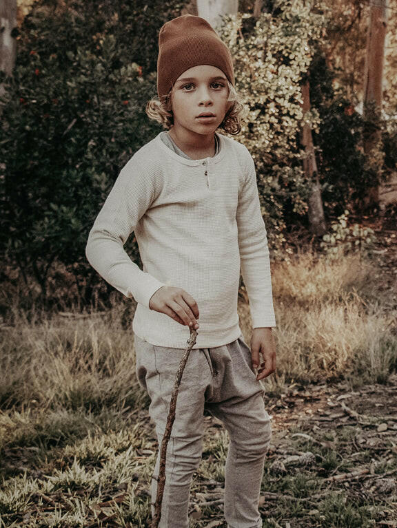 The Harem Trouser - Gray Melange Clothing The Simple Folk