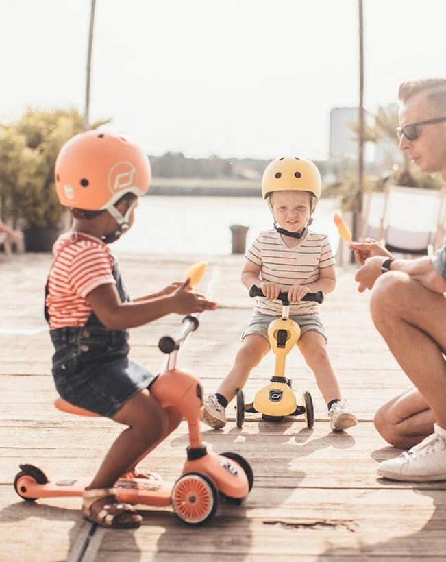 Highwaykick 1 Toddler Scooter Riding Scooters Scoot and Ride Peach