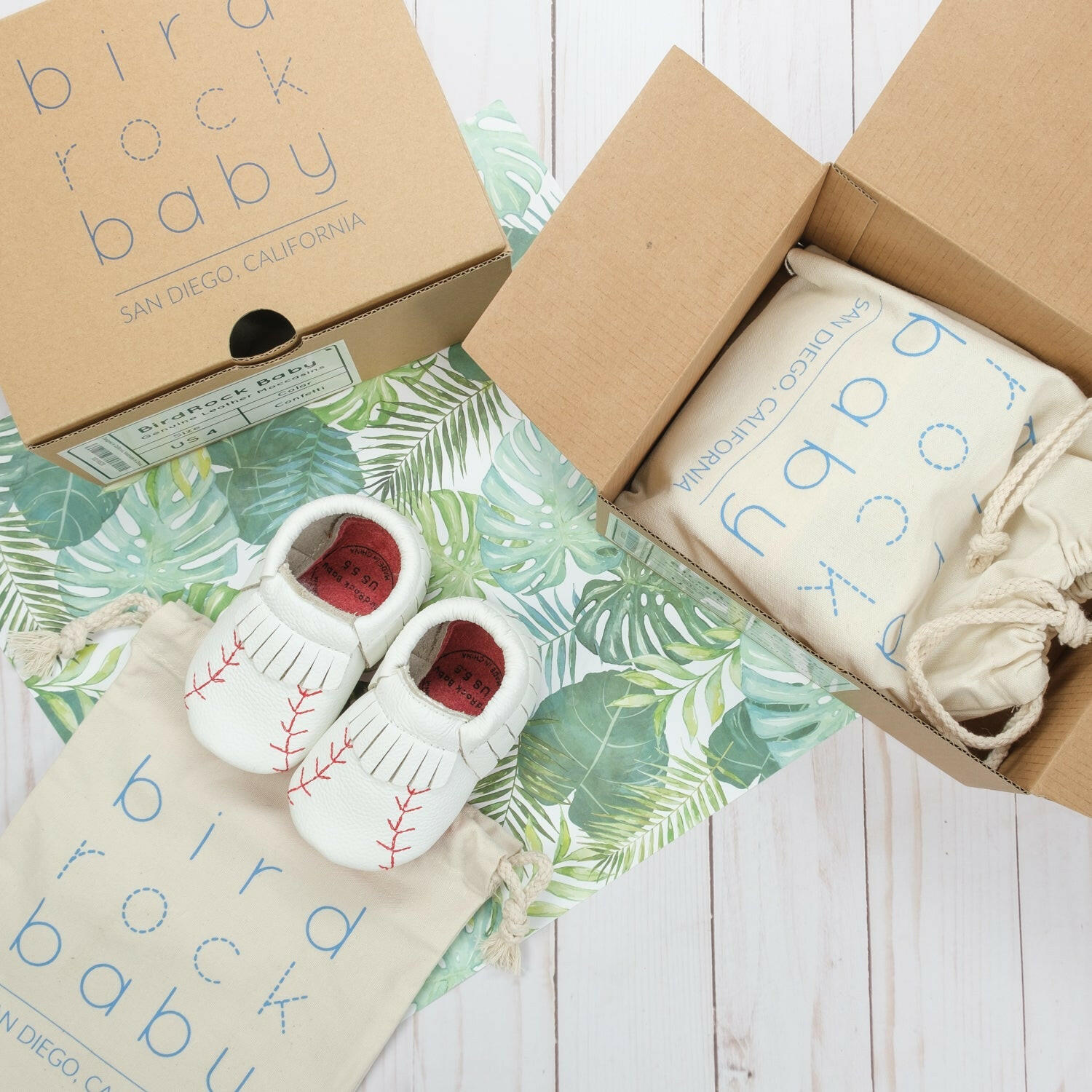 Home Run Baby Moccasins Baby Moccasins BirdRock Baby