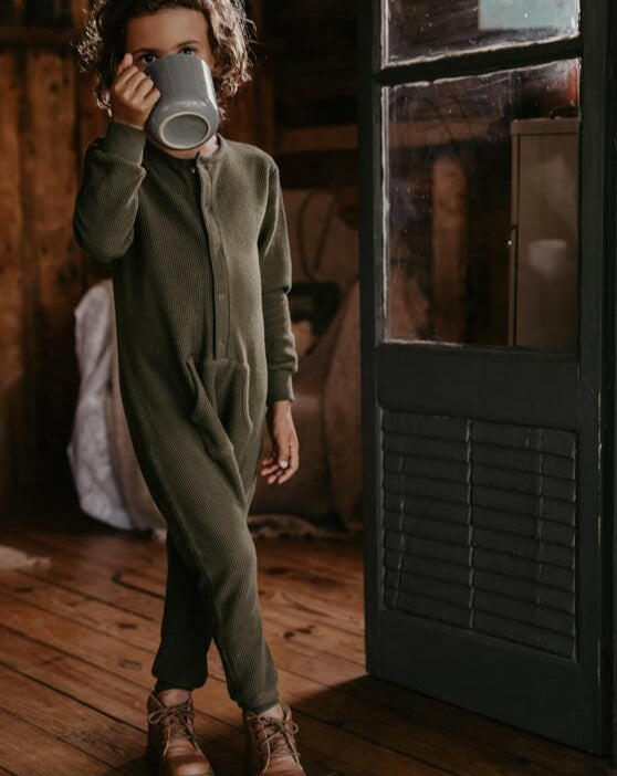 The Long John - Olive Clothing The Simple Folk
