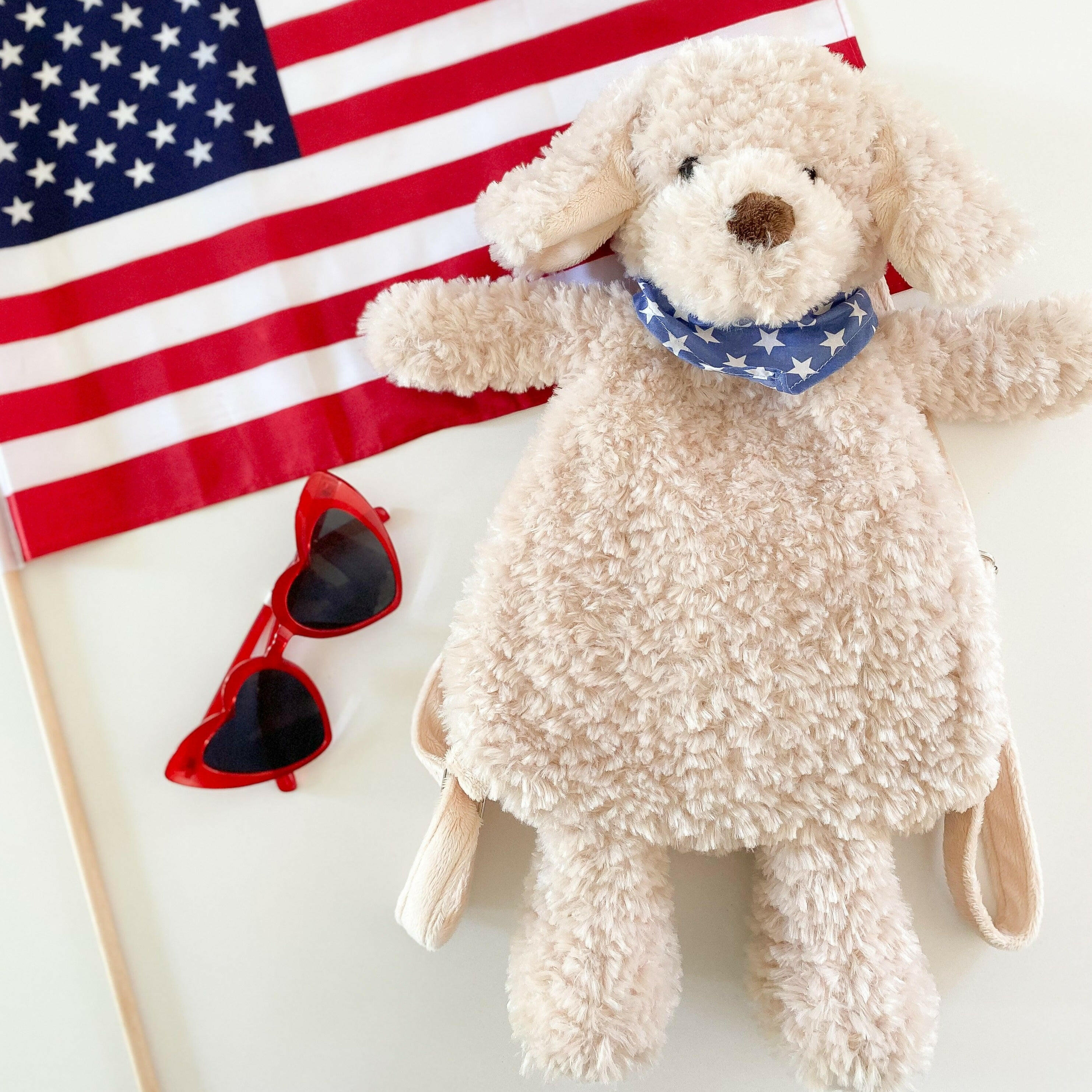 'BENTLEY' PUPPY PLUSH BACKPACK Backpack MON AMI