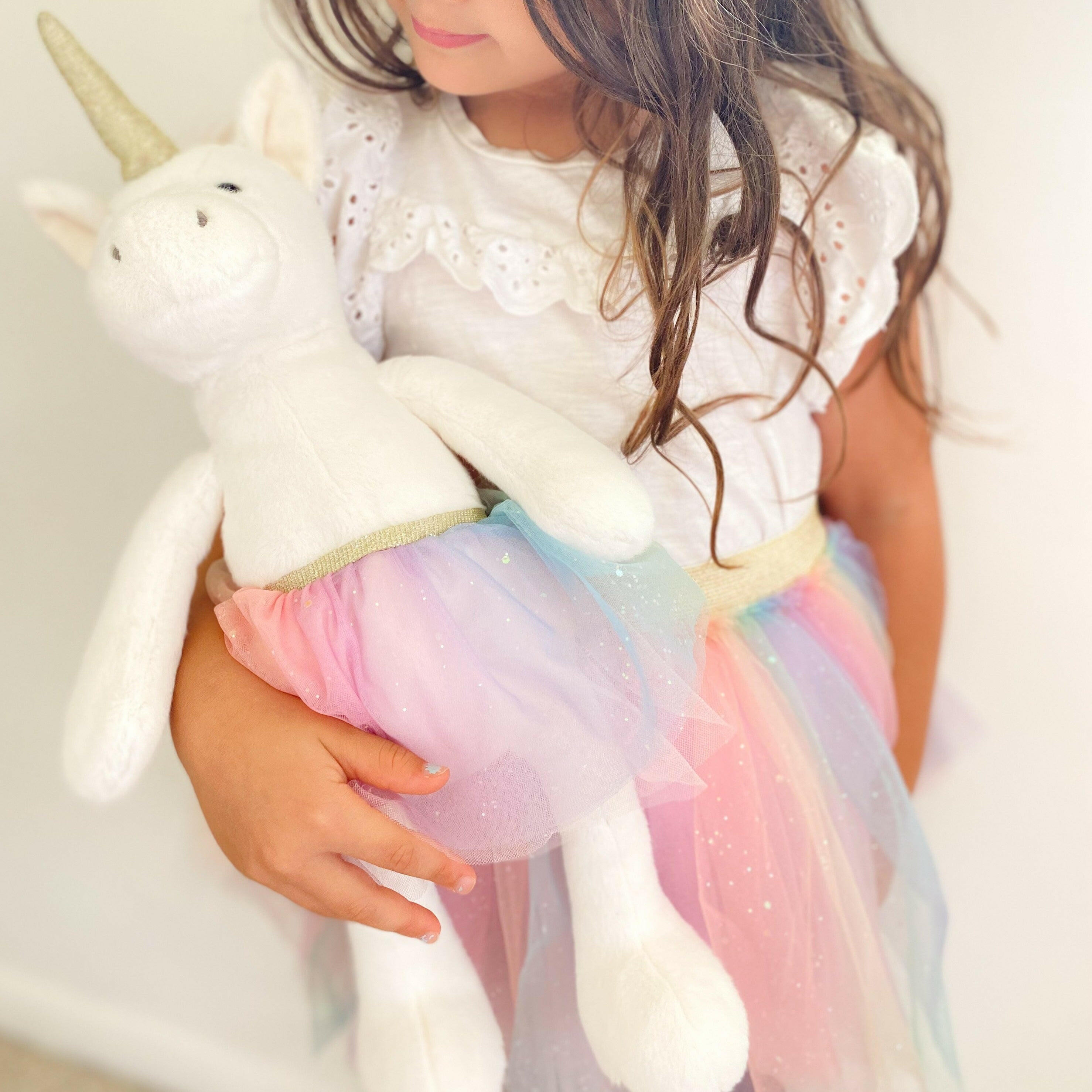 RAINBOW TUTU & UNICORN HEADBAND SET Dress-up MON AMI