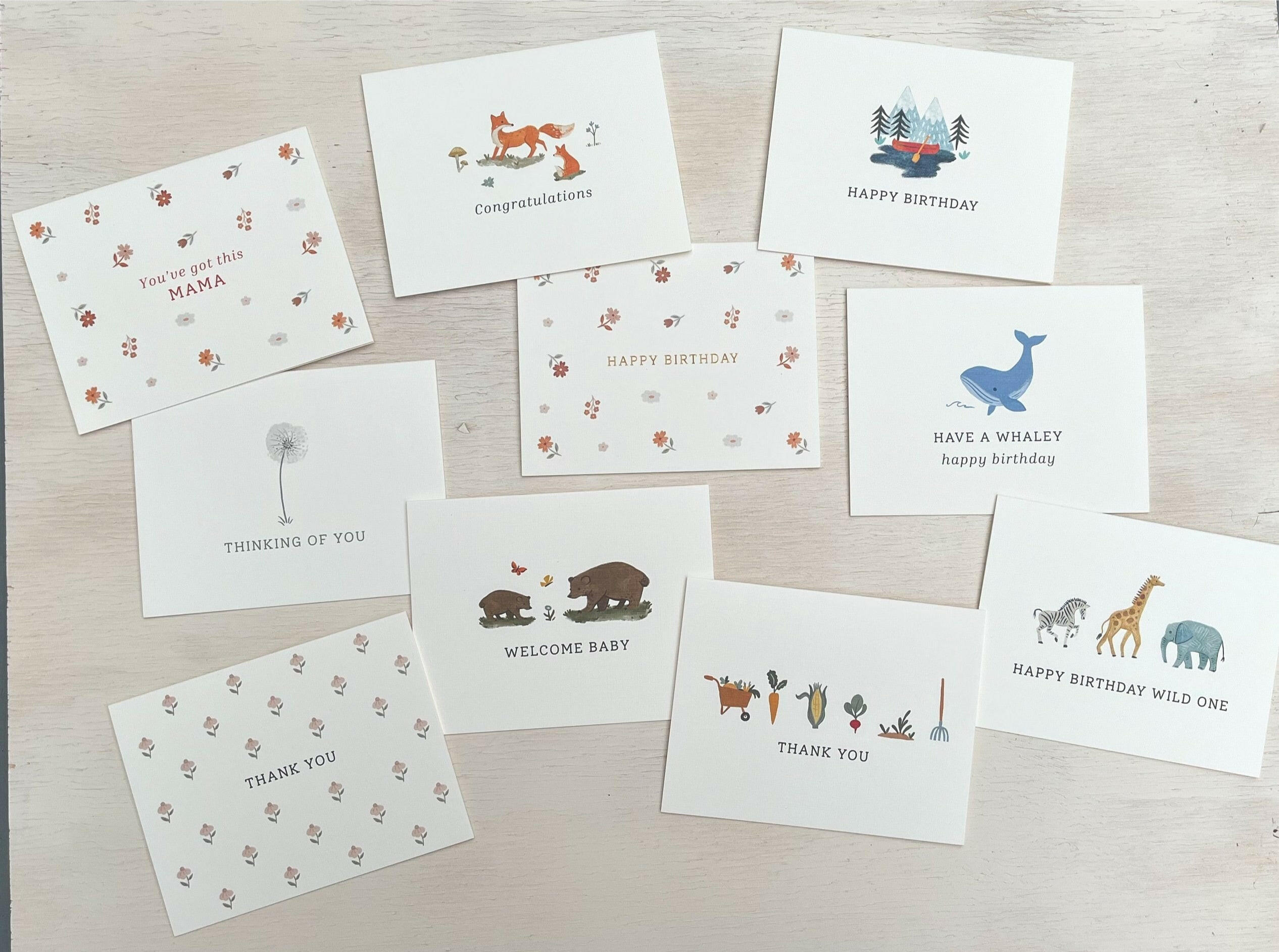 Mom Convenience Cards - 10 Pack Assorted Apparel & Accessories Austin Baby Collection
