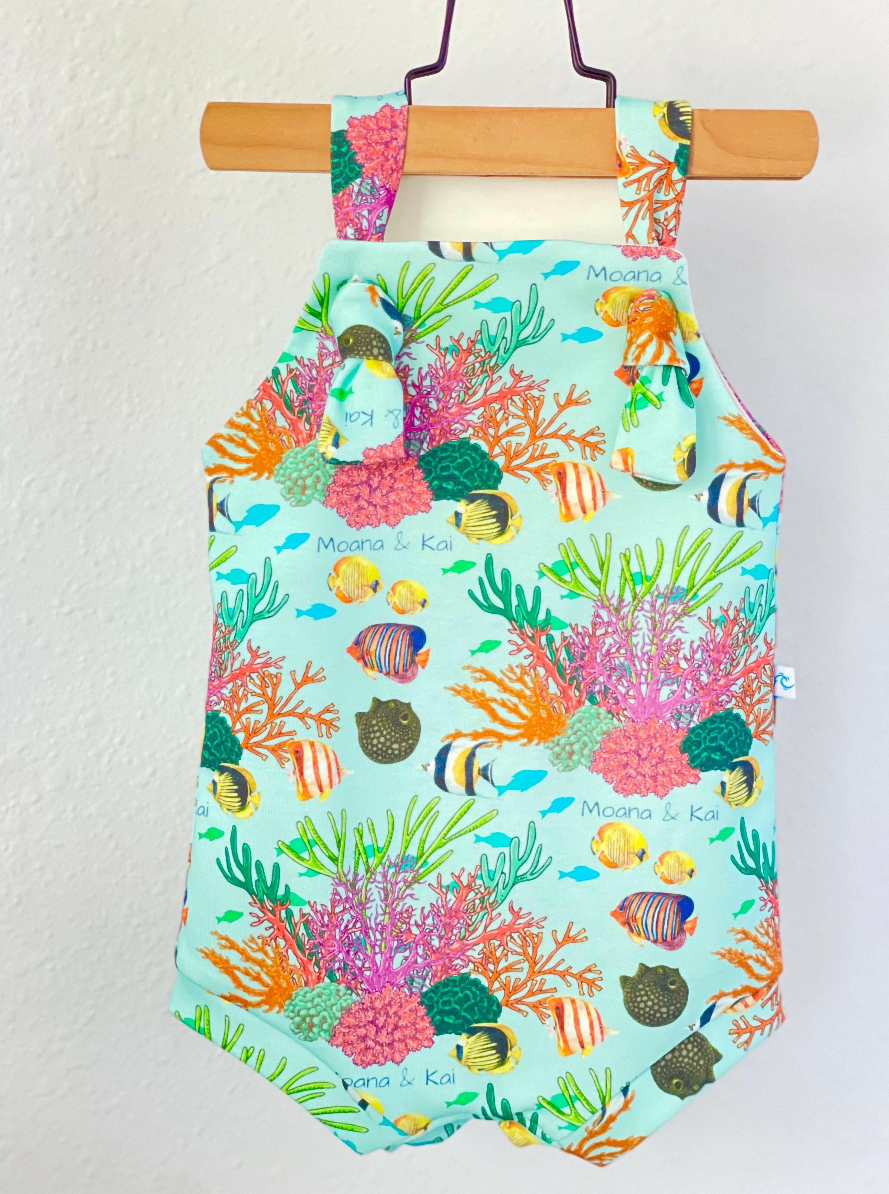 CORAL REEF LITTLE KAI ROMPER Little Kai Romper Moana & Kai